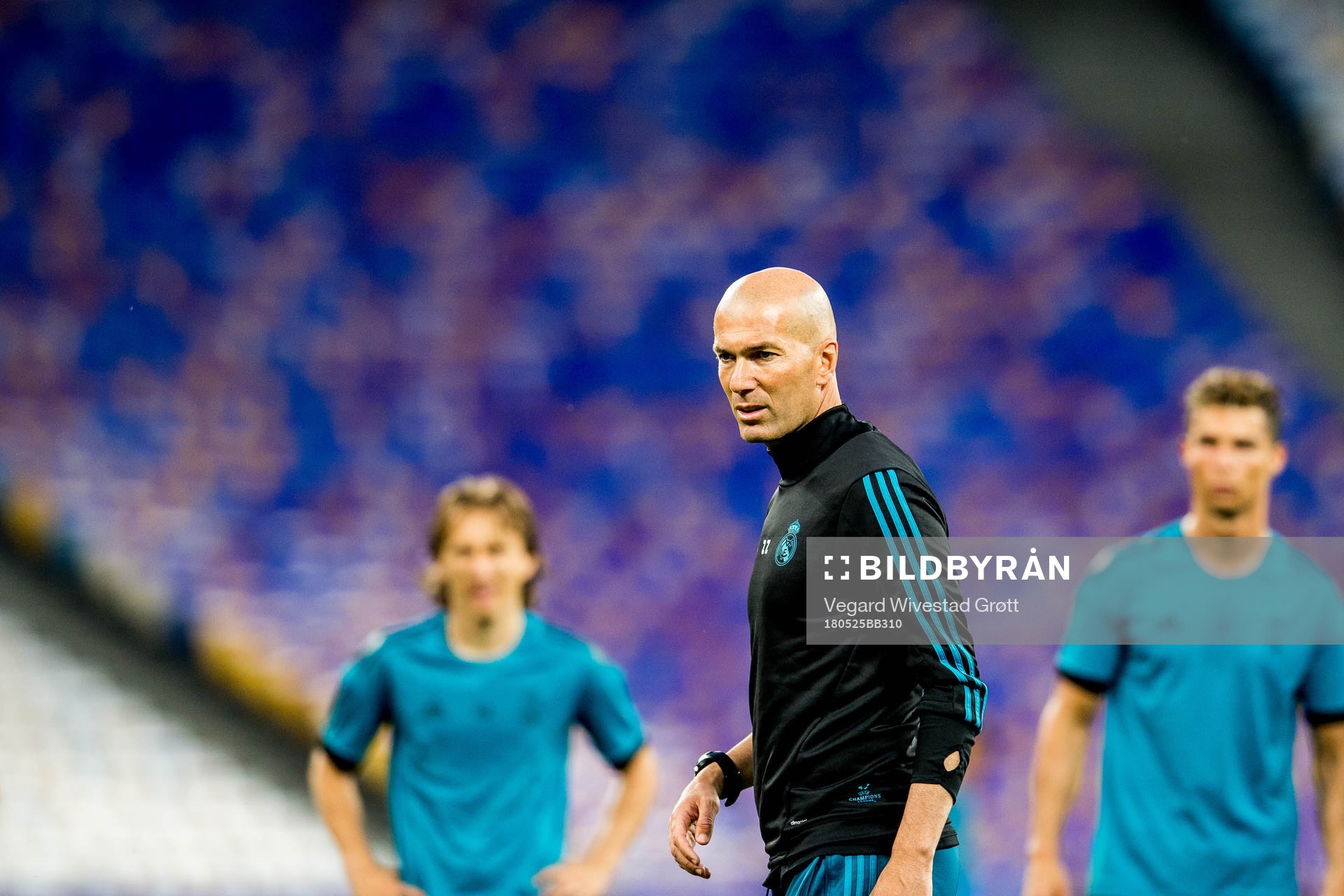 Zinedine Zidane, head coach of Real Madrid