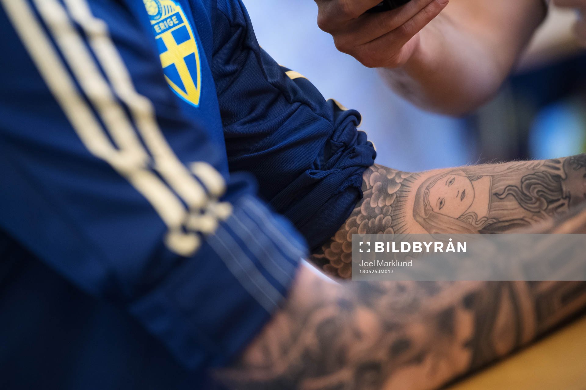 Tatueringar på Pontus Jansson