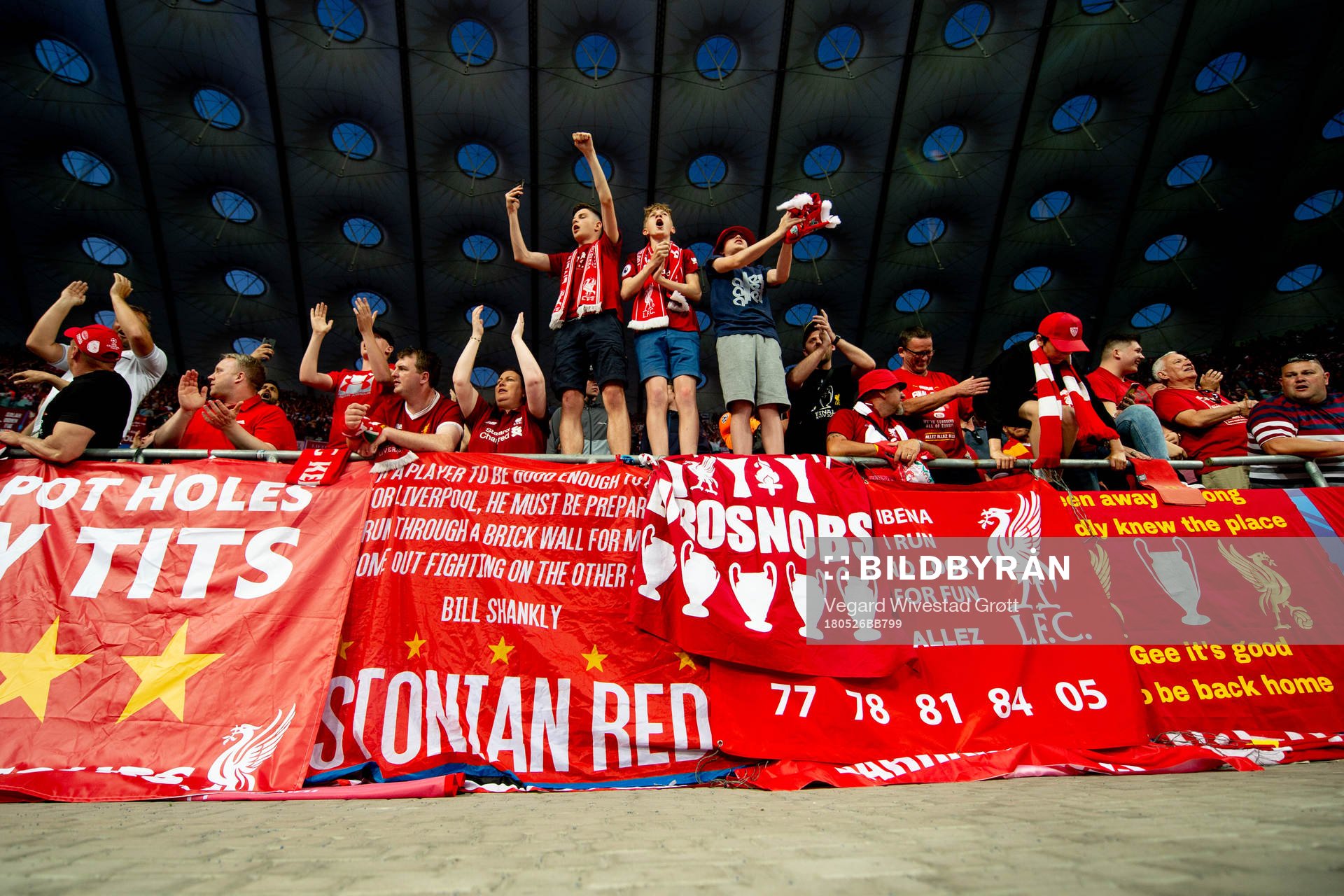 Supporters of Liverpool