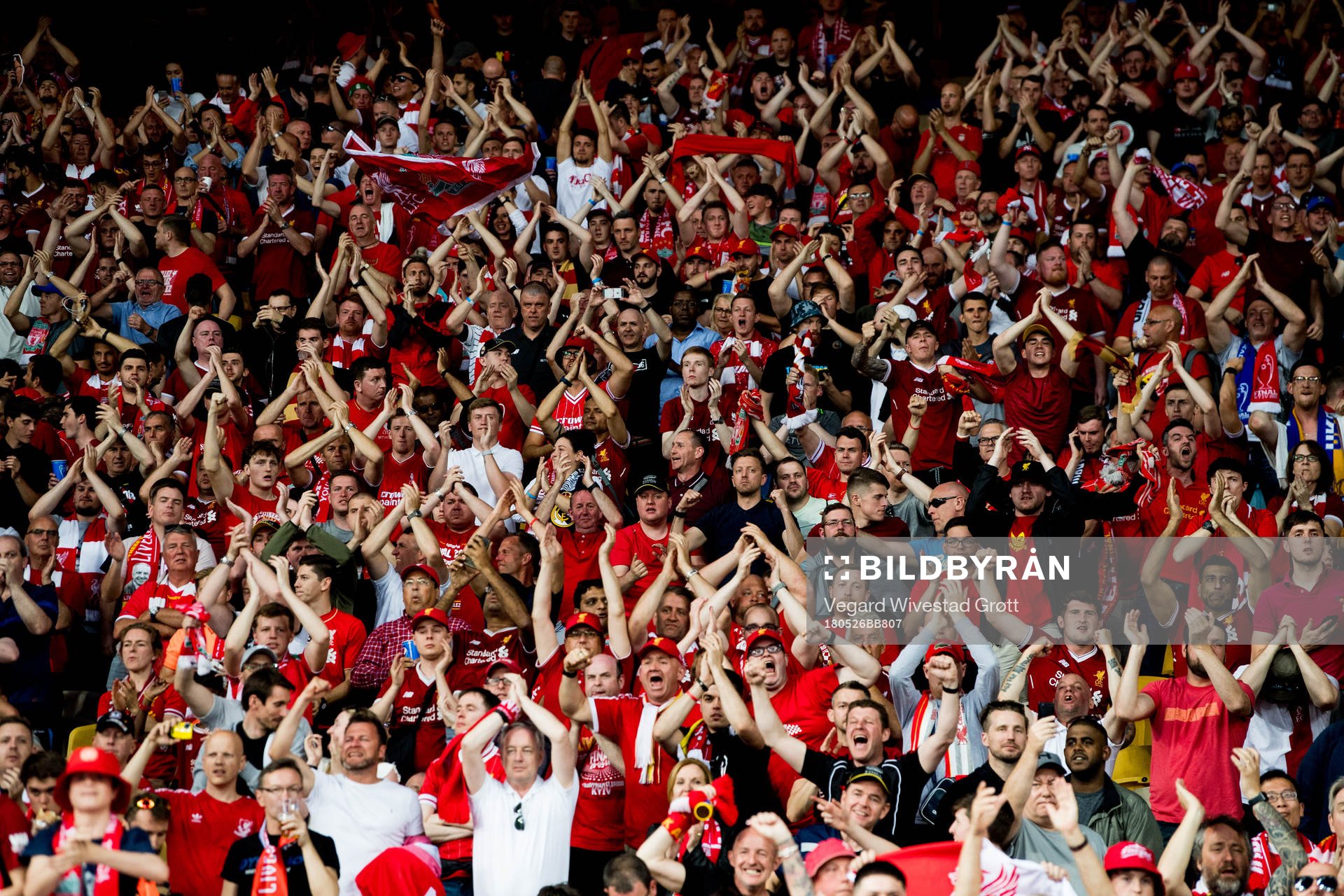 Supporters of Liverpool