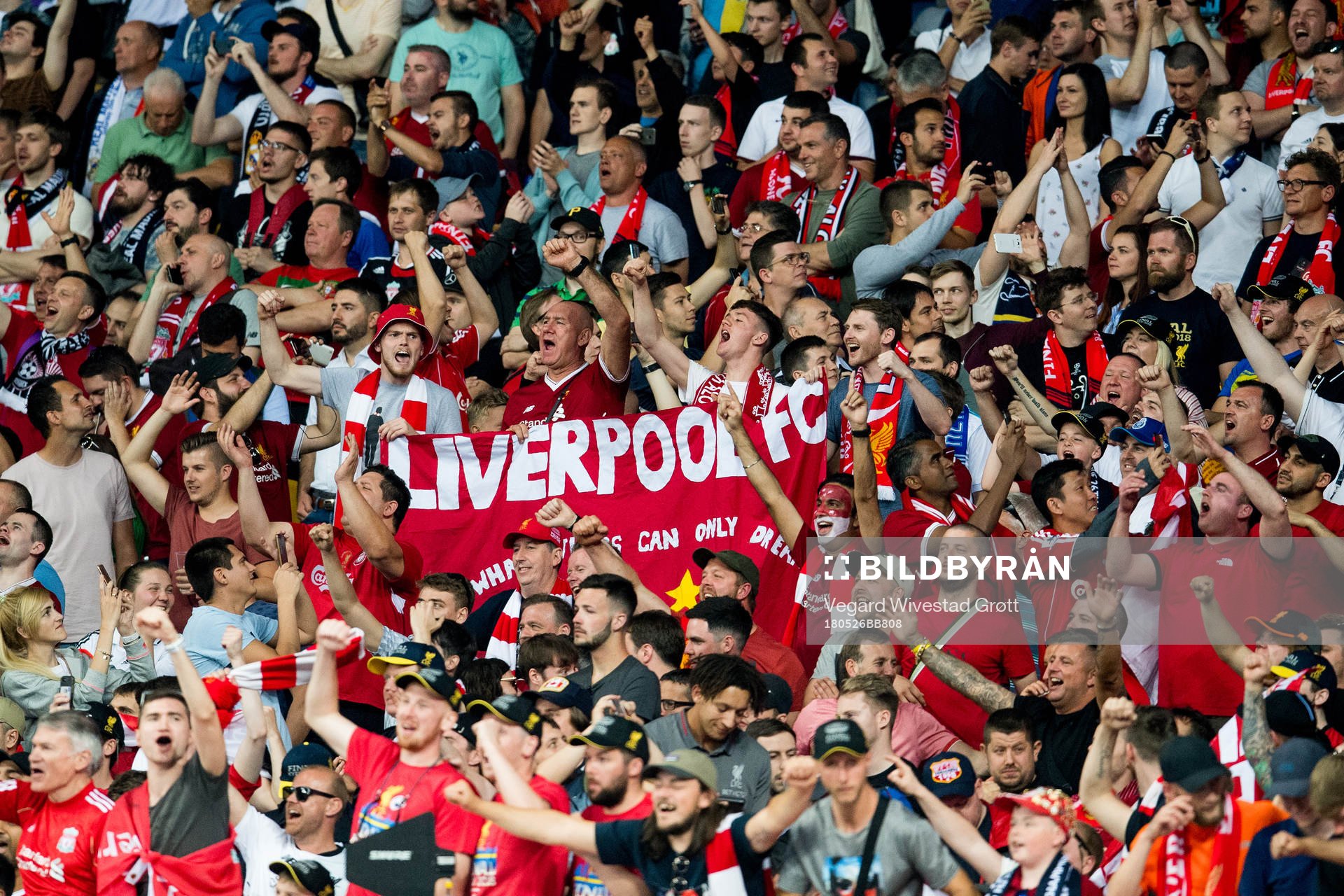 Supporters of Liverpool