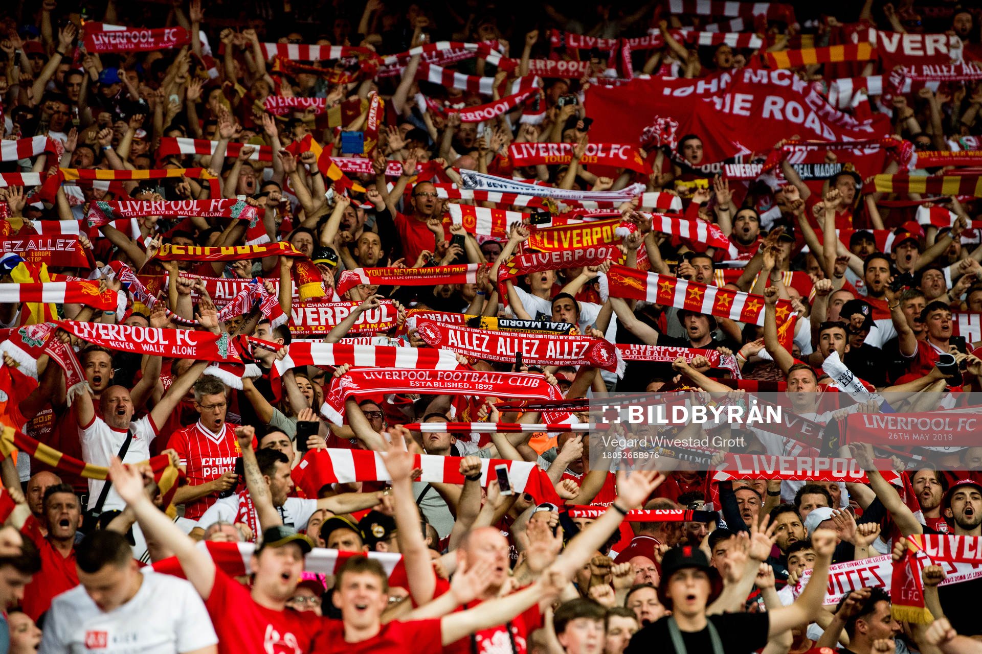 Supporters of Liverpool