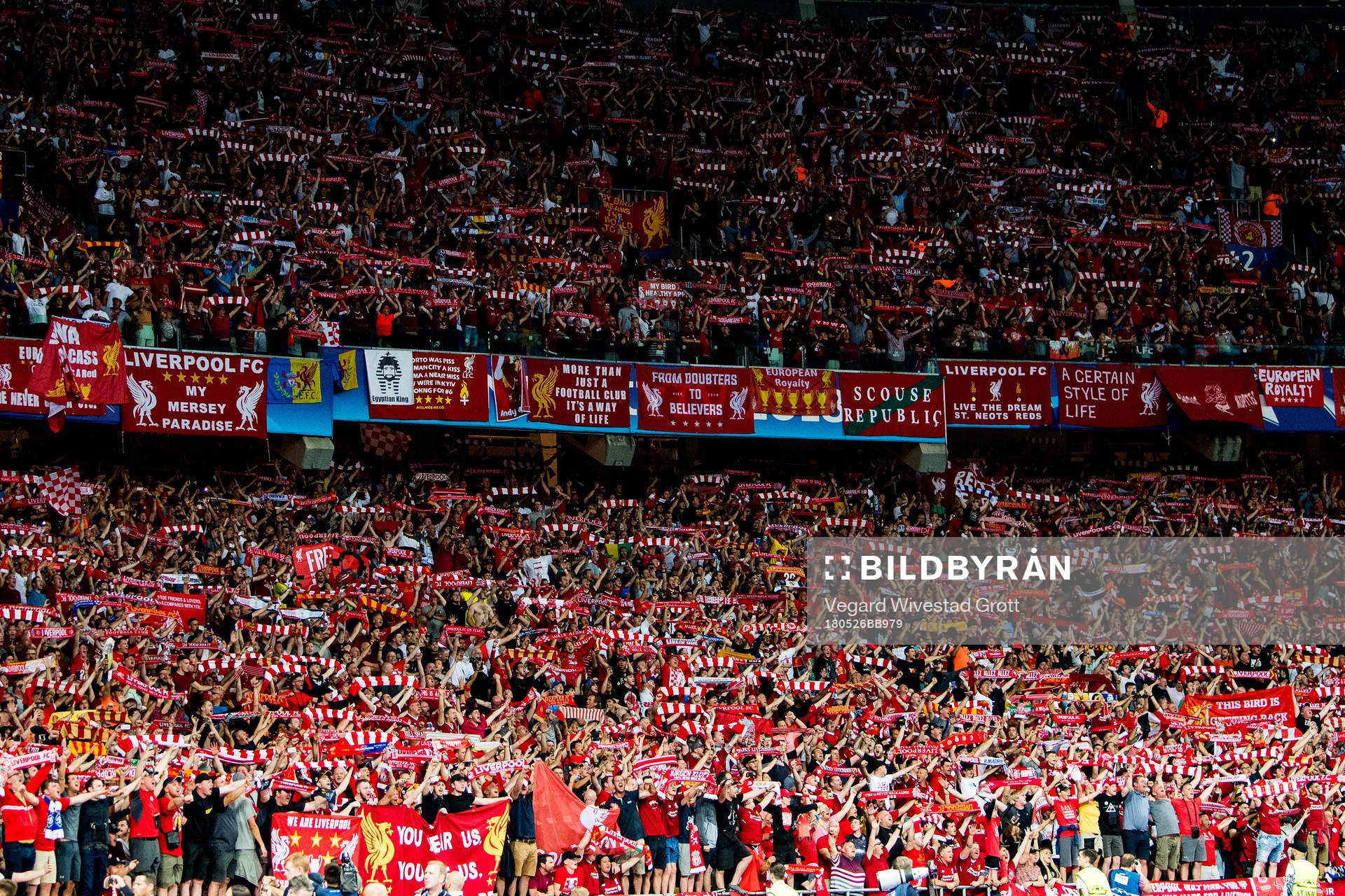 Supporters of Liverpool