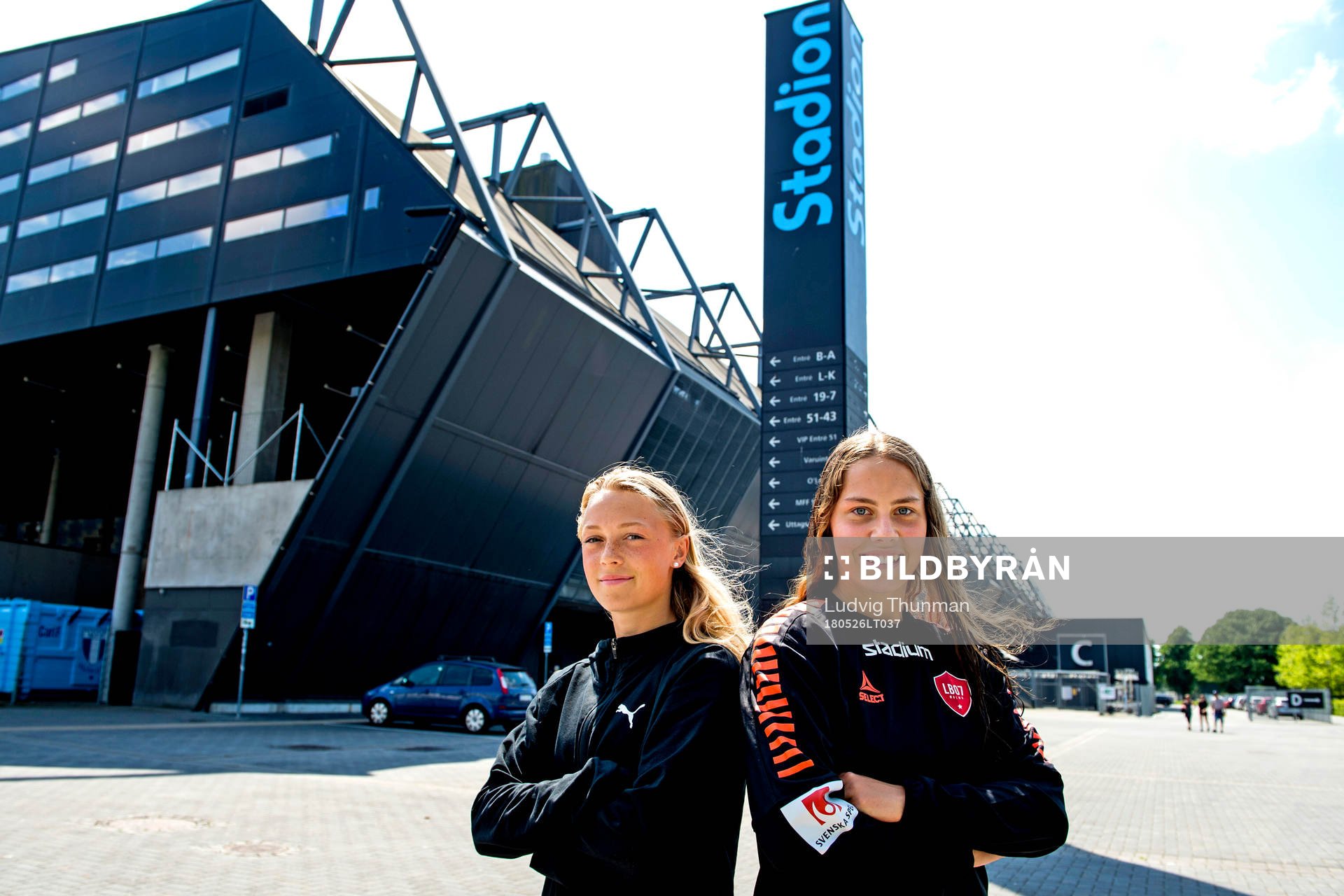 Rosengårds Hanna Bennison och Limhamn Bunkeflos Elisa Lang