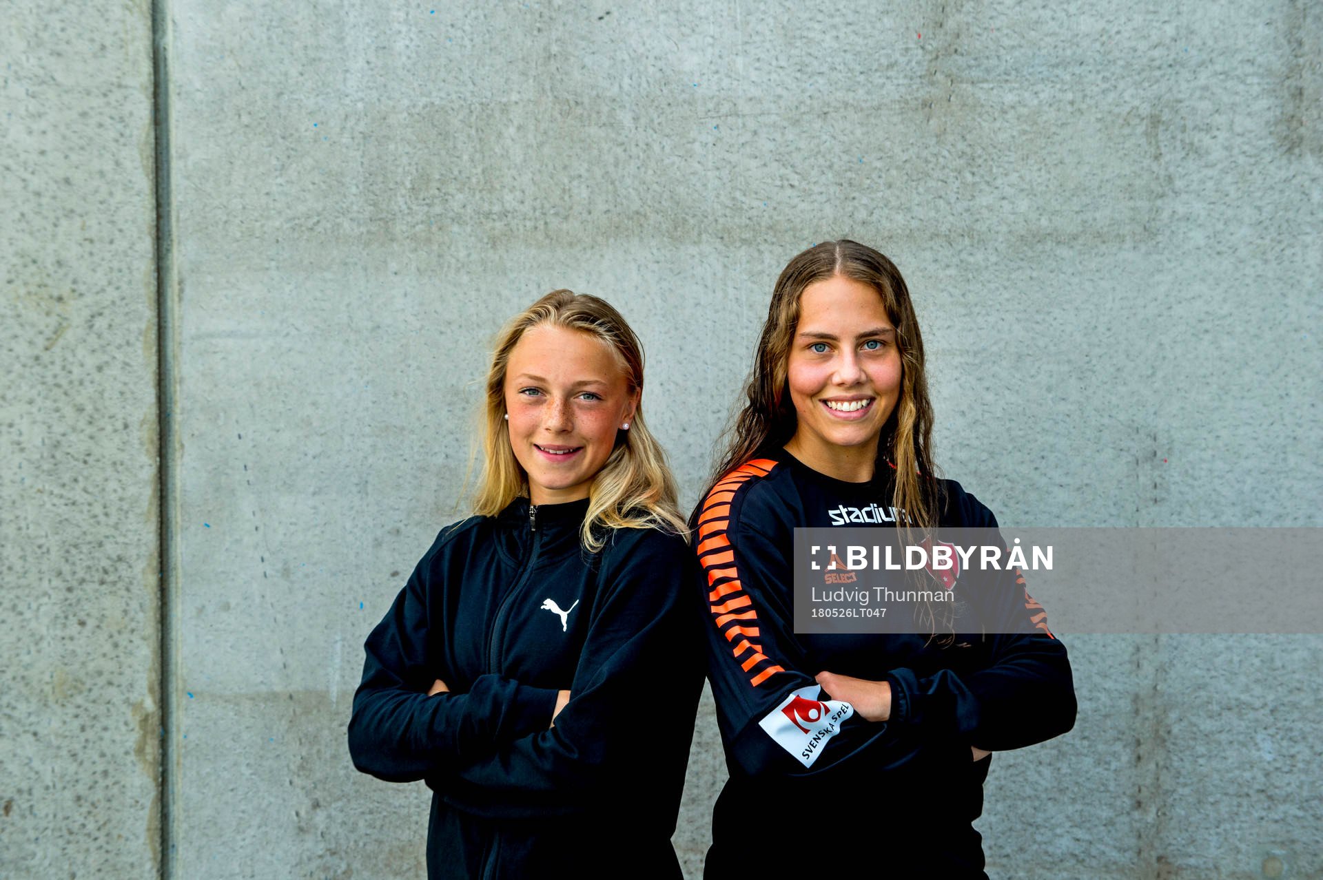 Rosengårds Hanna Bennison och Limhamn Bunkeflos Elisa Lang