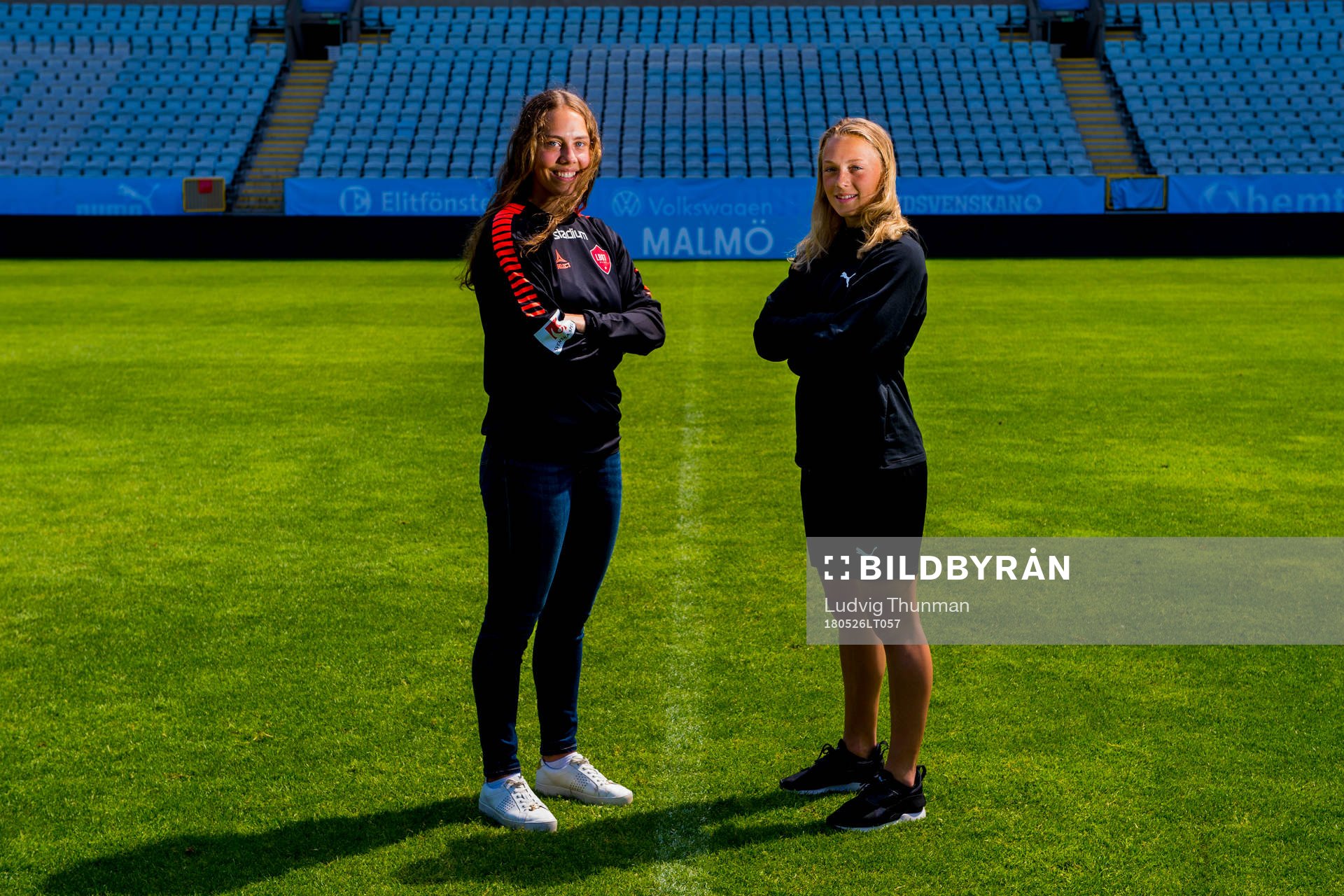 Limhamn Bunkeflos Elisa Lang Nilsson och Rosengårds Hanna