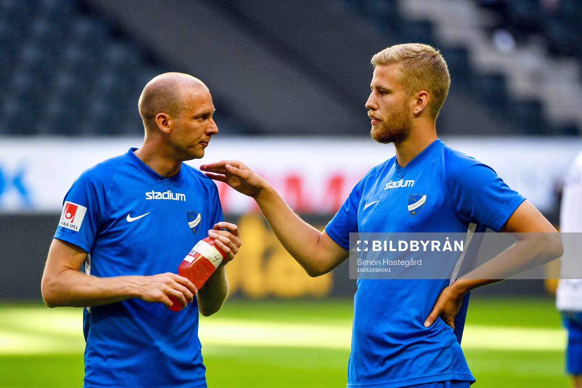 Norrköpings Andreas Johansson och Filip Dagerstål