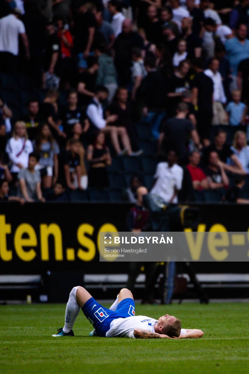 Norrköpings Gudmundur Thorarinsson deppar