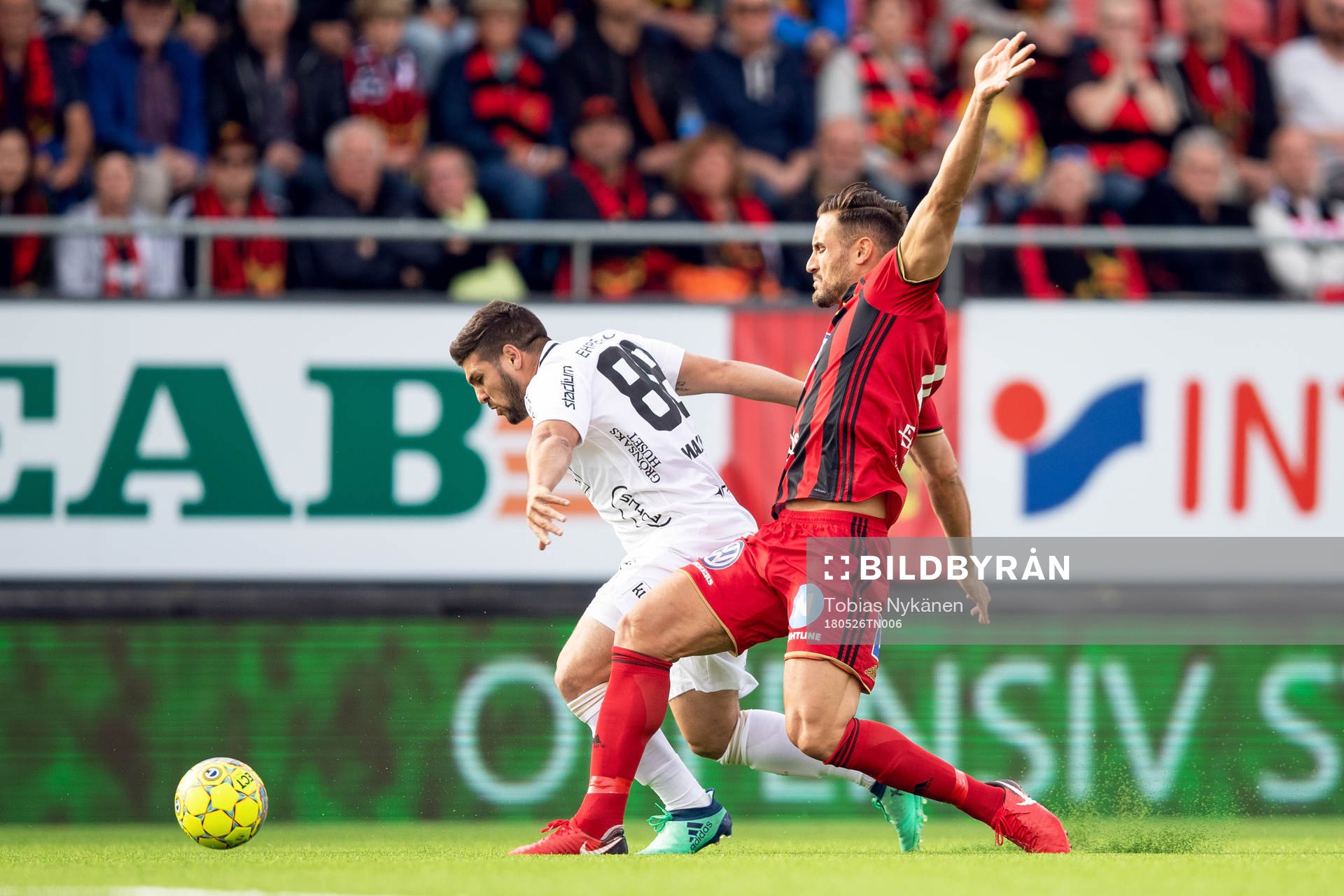Häckens Moestapha El Kabir och Östersunds Sotirios