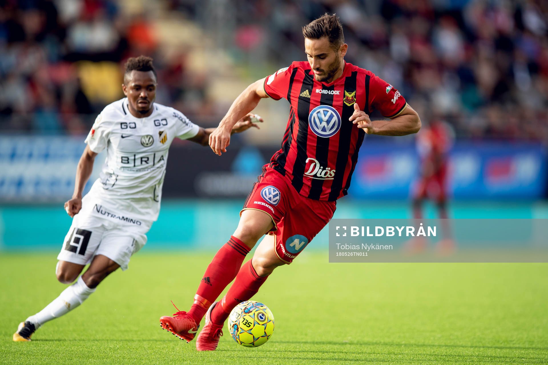 Häckens Nasiru Mohammed och Östersunds Sotirios
