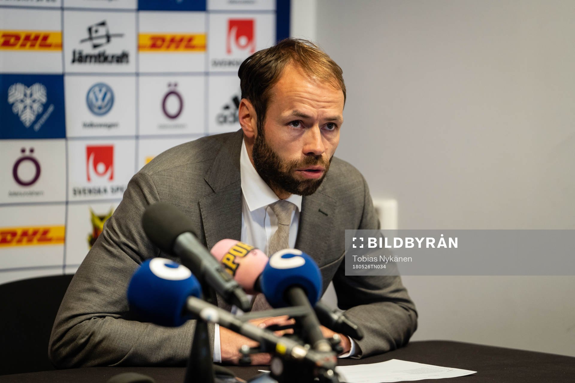 Häckens tränare Andreas Alm