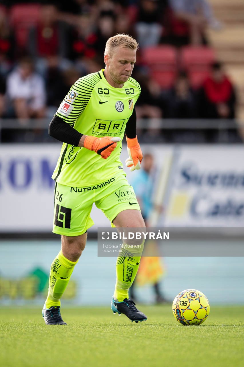 Häckens målvakt Peter Abrahamsson