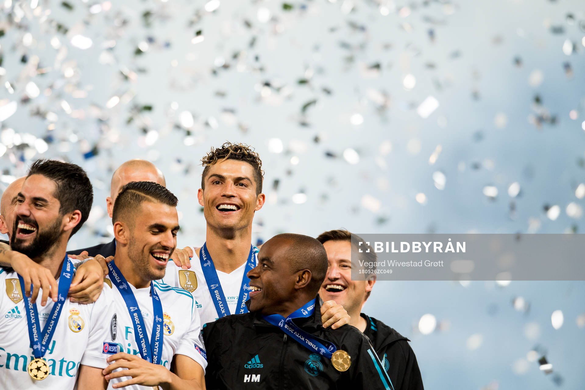 Cristiano Ronaldo of Real Madrid celebrates