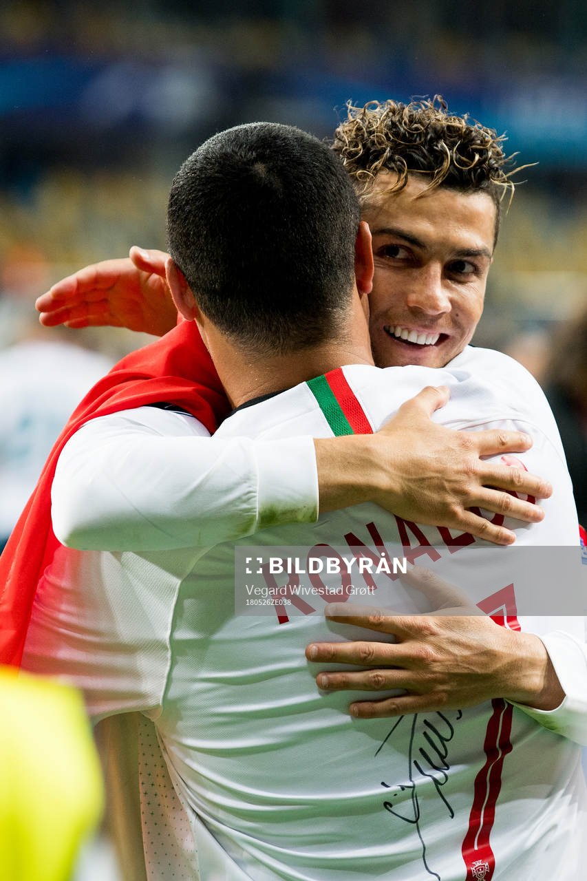 Cristiano Ronaldo of Real Madrid ceebrates