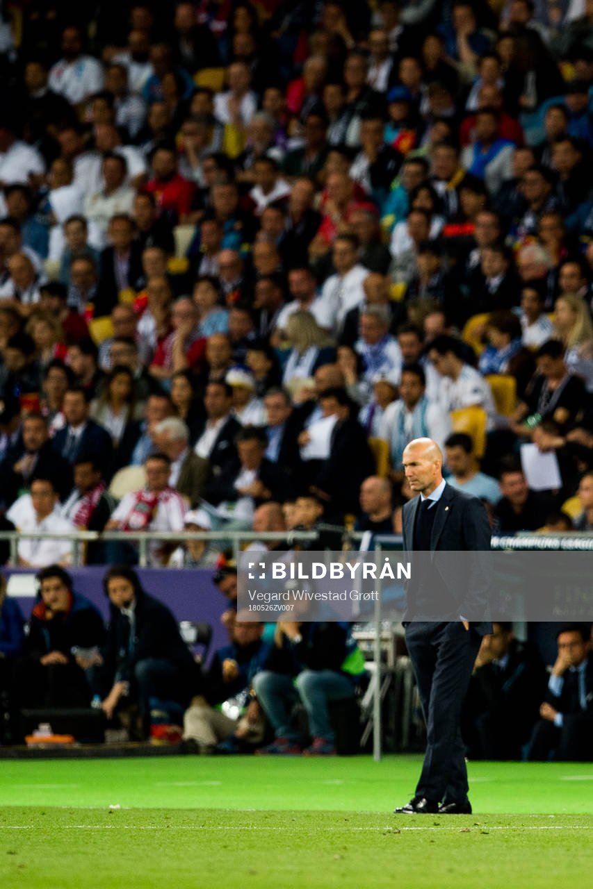 Zinedine Zidane, head coach of Real Madrid