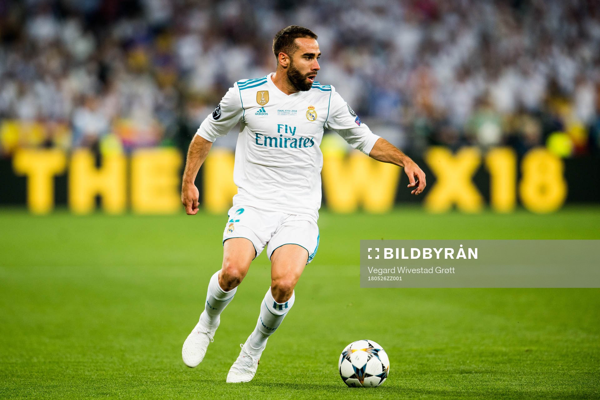 Dani Carvajal of Real Madrid