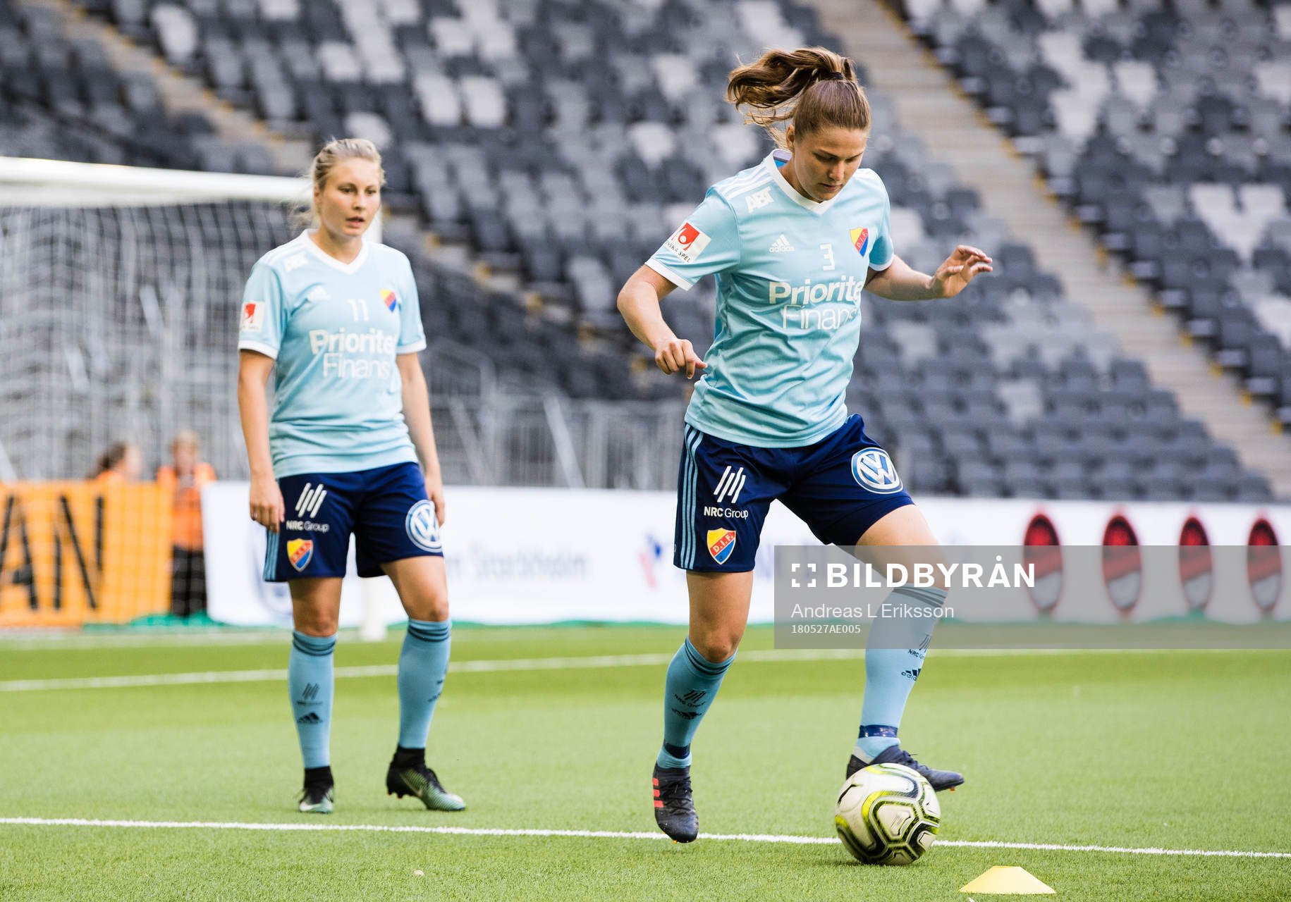 Djurgårdens Fanny Andersson och Kim Sundlöv