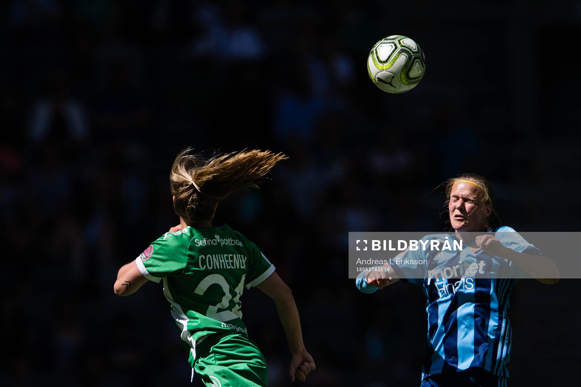 Hammarbys Kelly Conheeney och Djurgårdens Michaela van