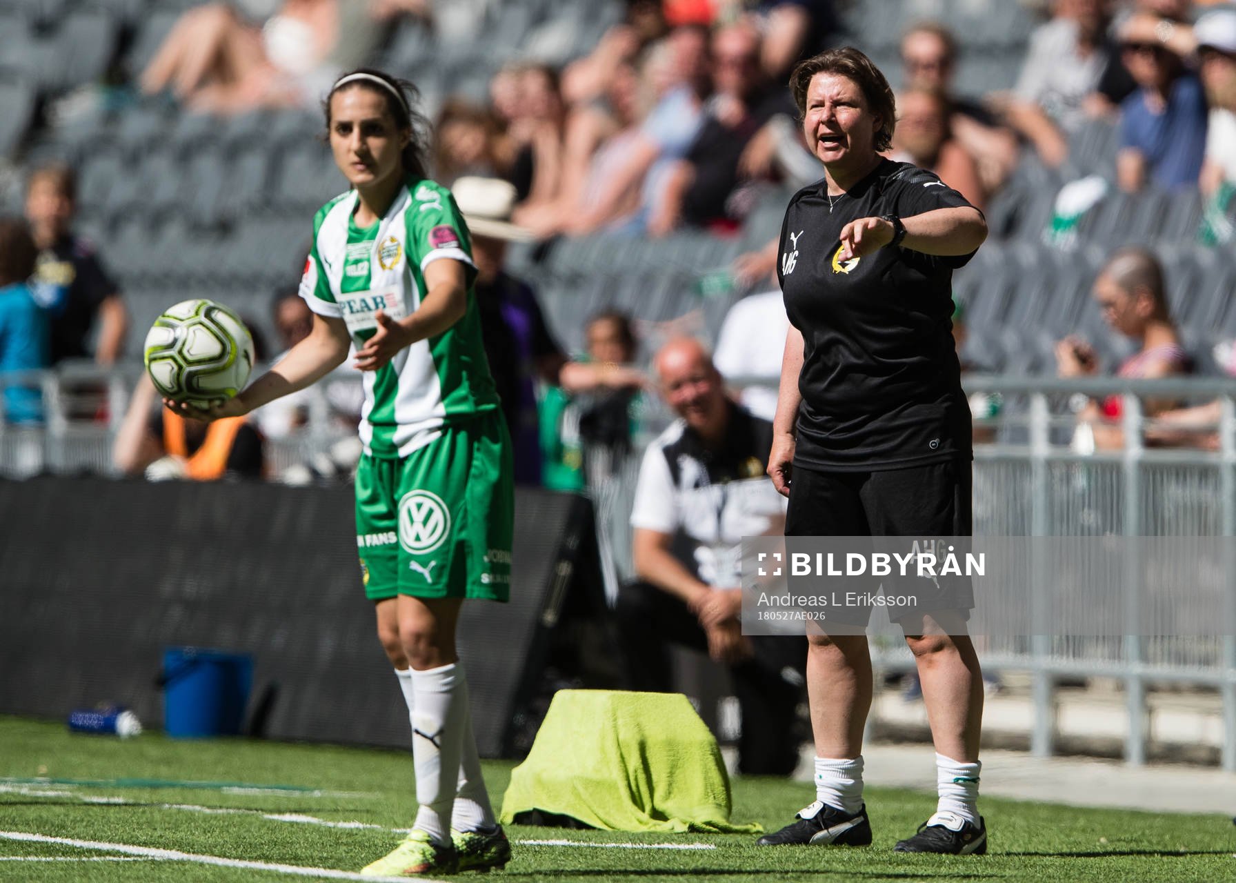 Hammarbys tränare Ann-Helén Grahm