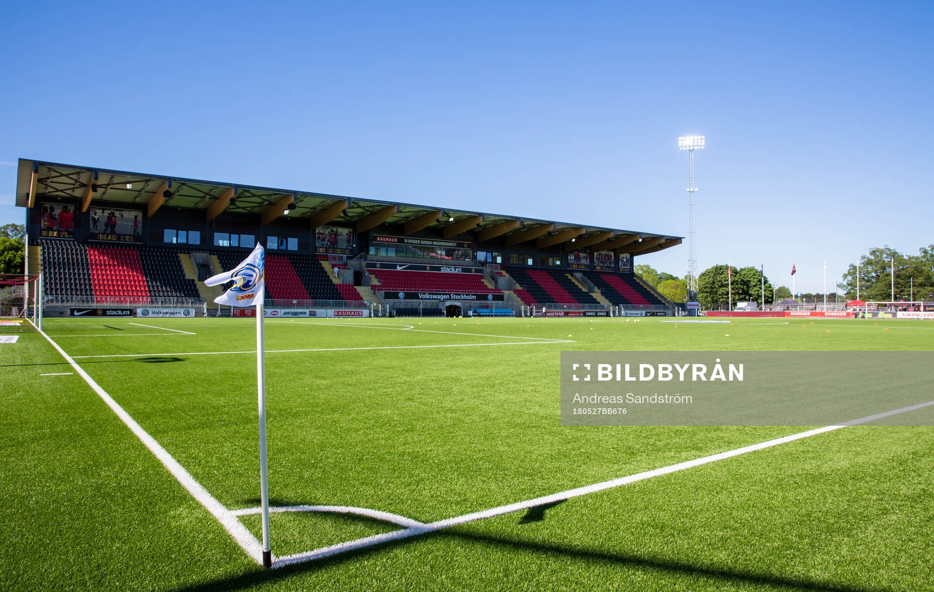 Generell vy över Grimsta IP