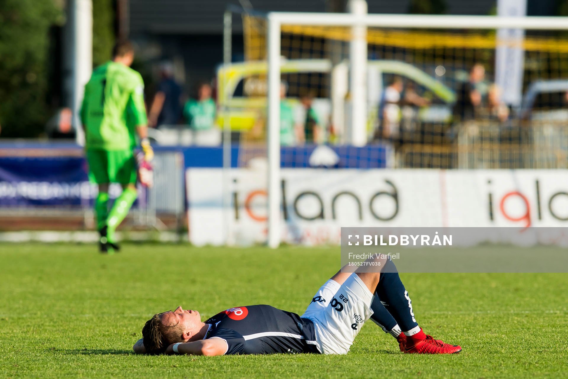 Claes Kronberg of Viking looks dejected