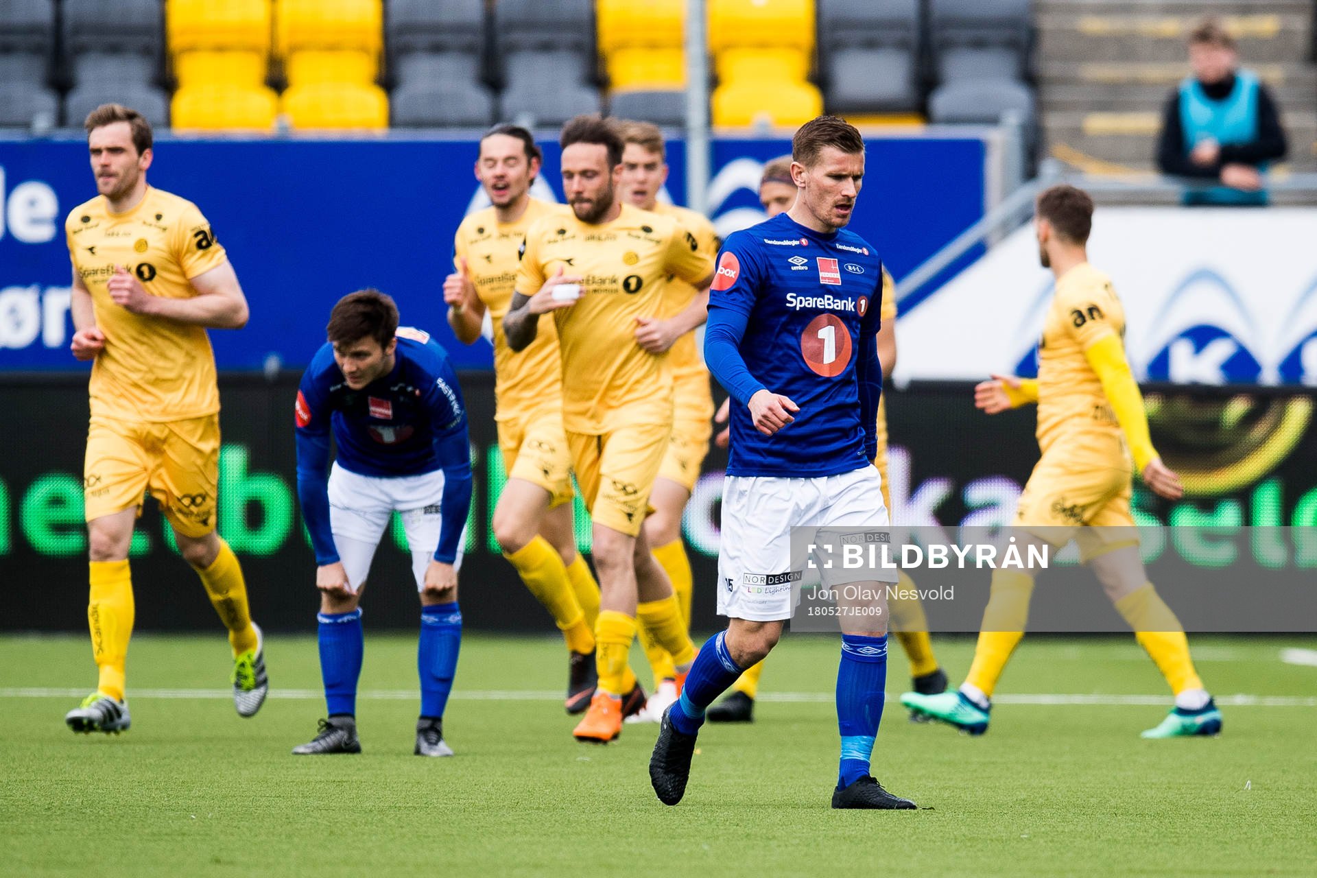 Erik Tønne of Ranheim looks dejected while Bodø/Glimt