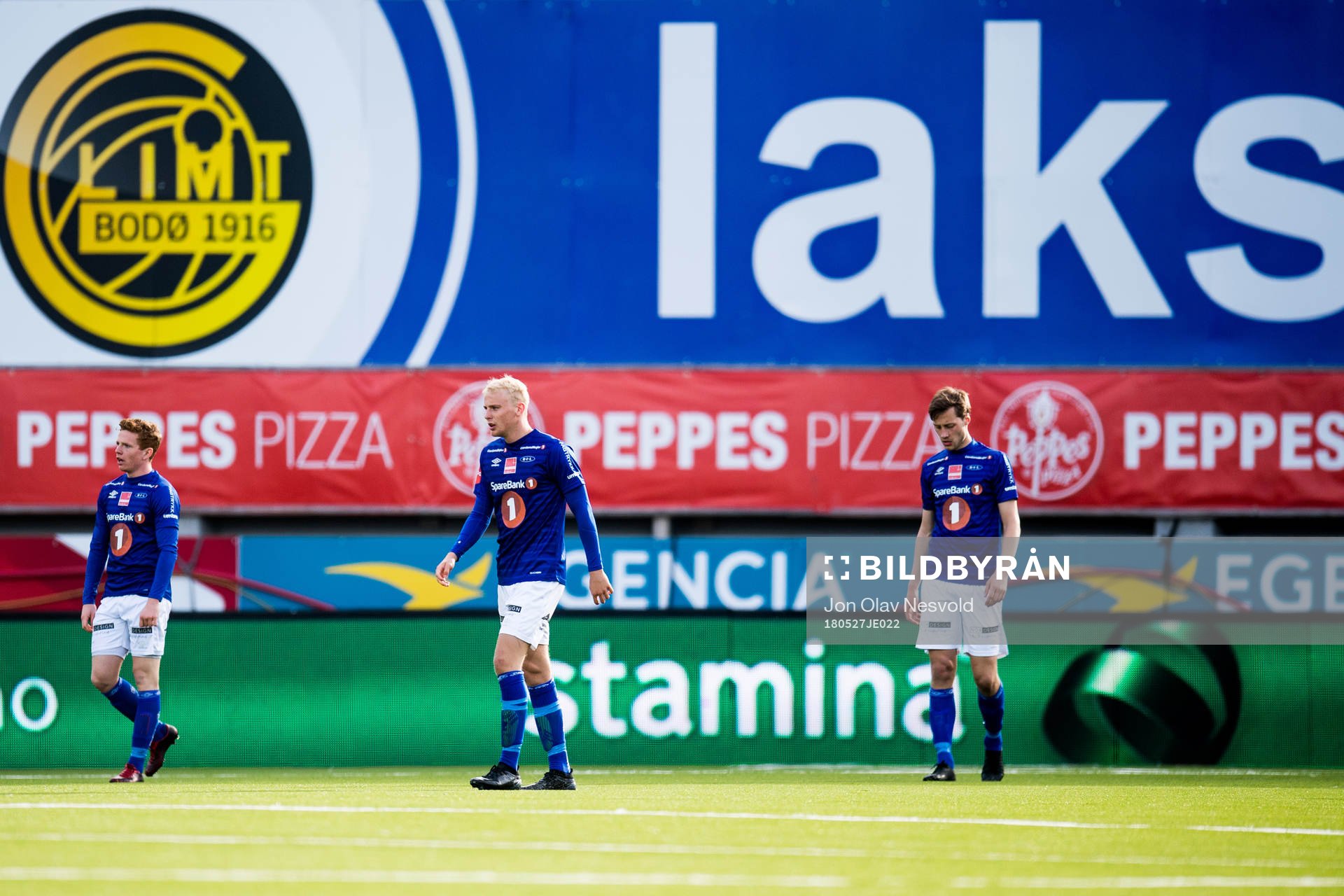 Sondre Sørløkk of Ranheim looks dejected