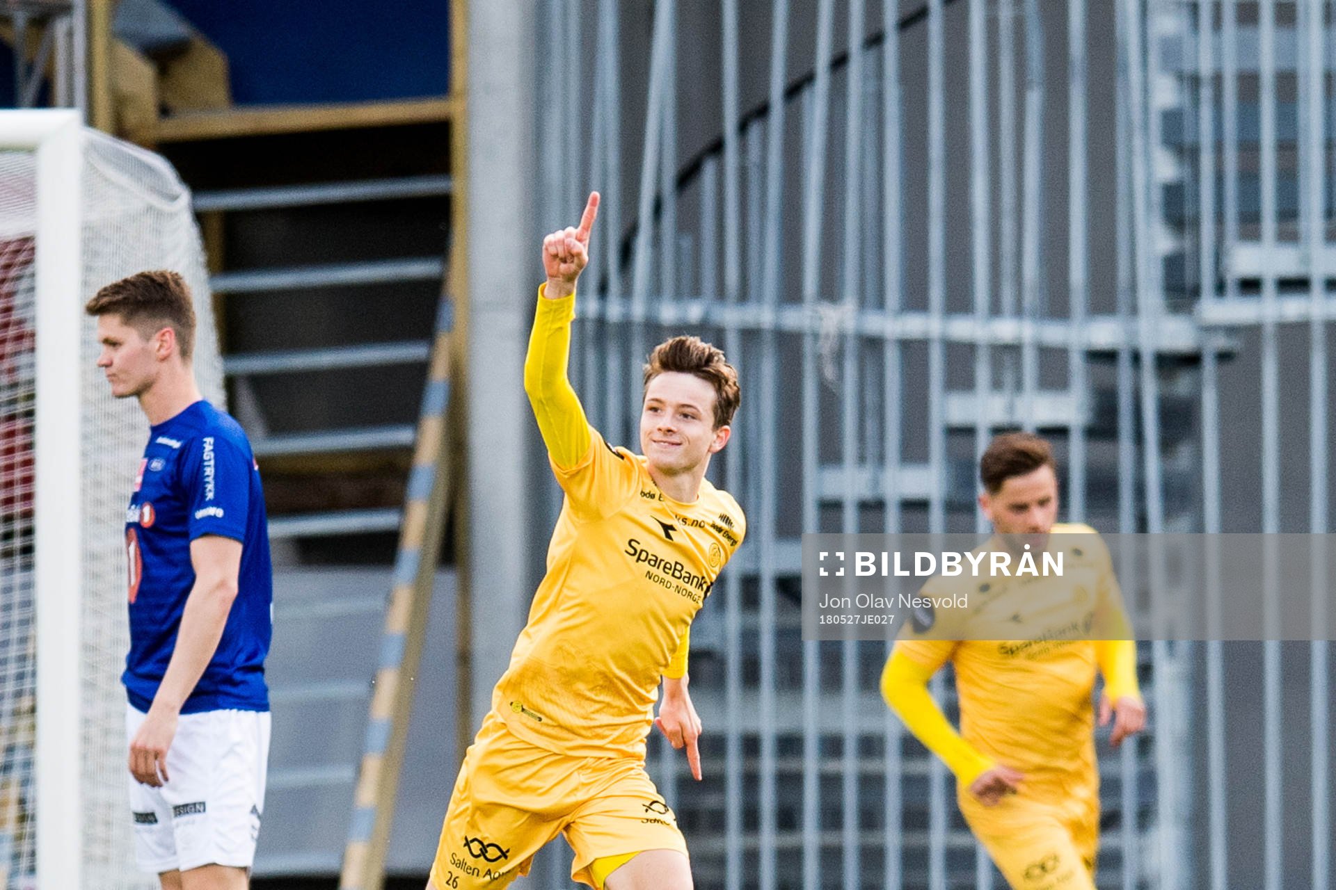 Ulrik Saltnes of Bodø/Glimt celebrates the 2-0 goal