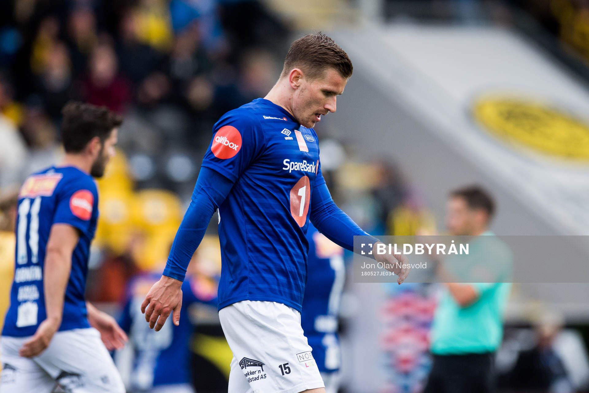 Erik Tønne of Ranheim looks dejected