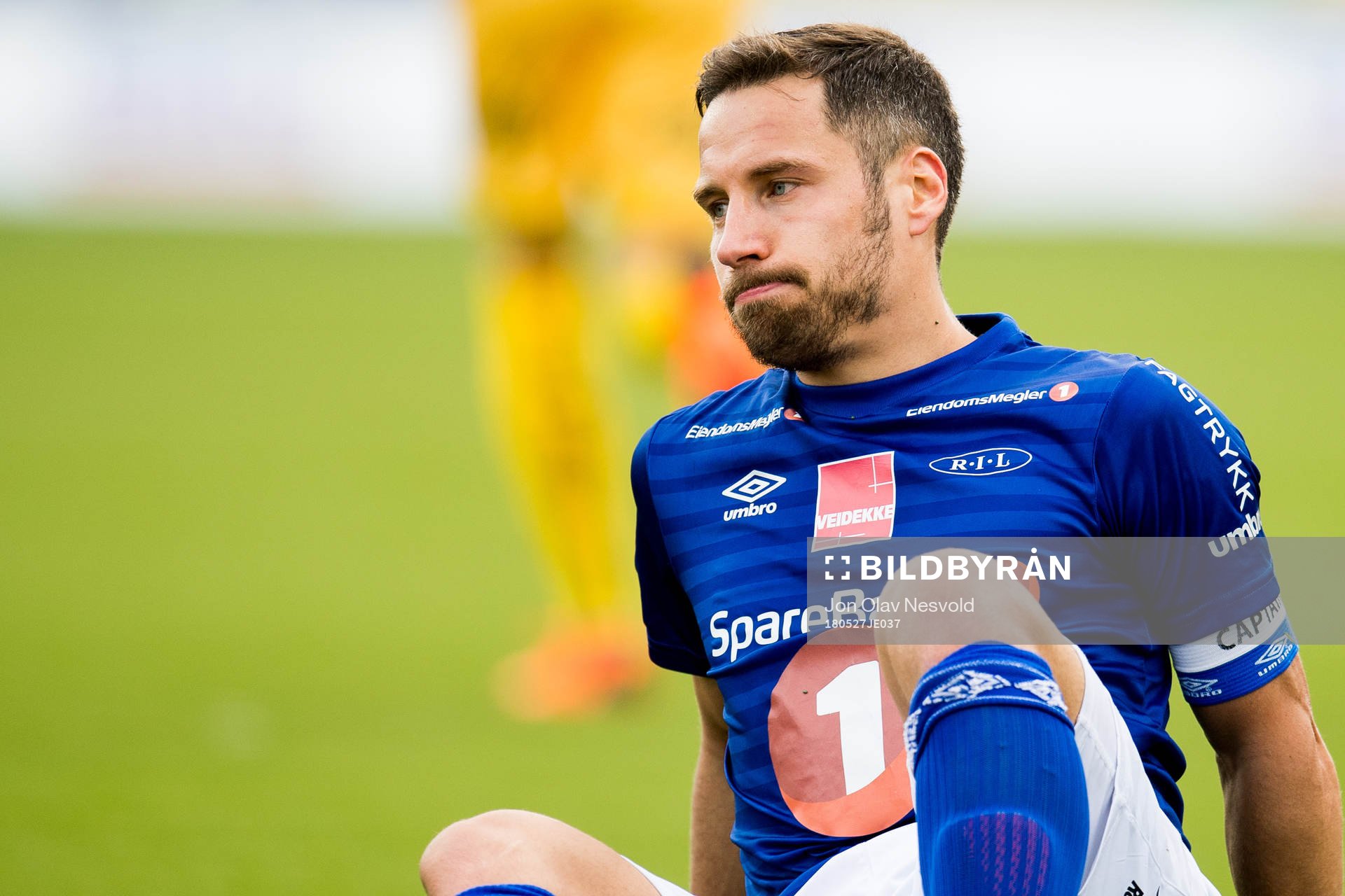 Mads Reginiussen of Ranheim looks dejected