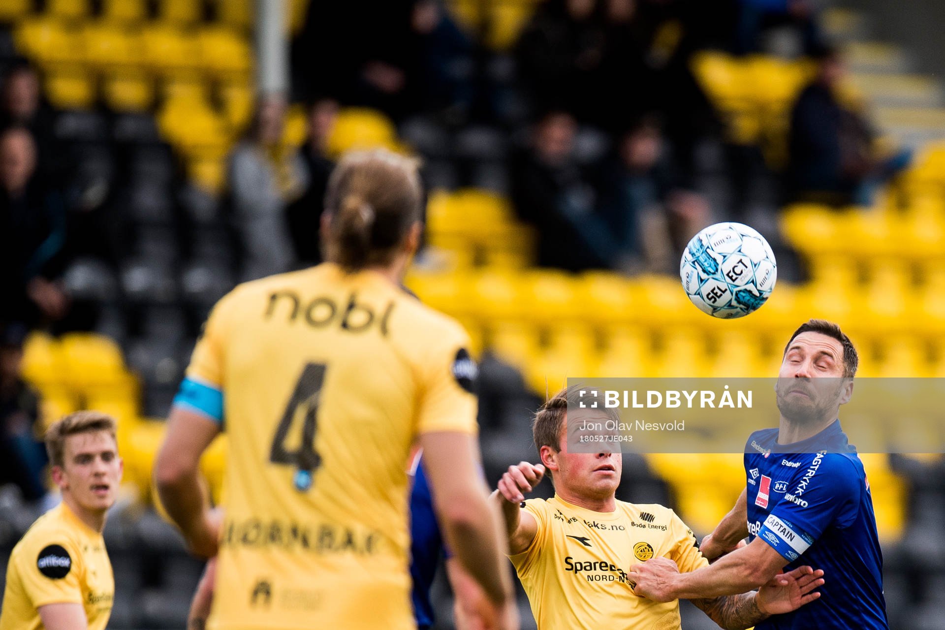 Trond Olsen of Bodø/Glimt and Mads Reginiussen of Ranheim