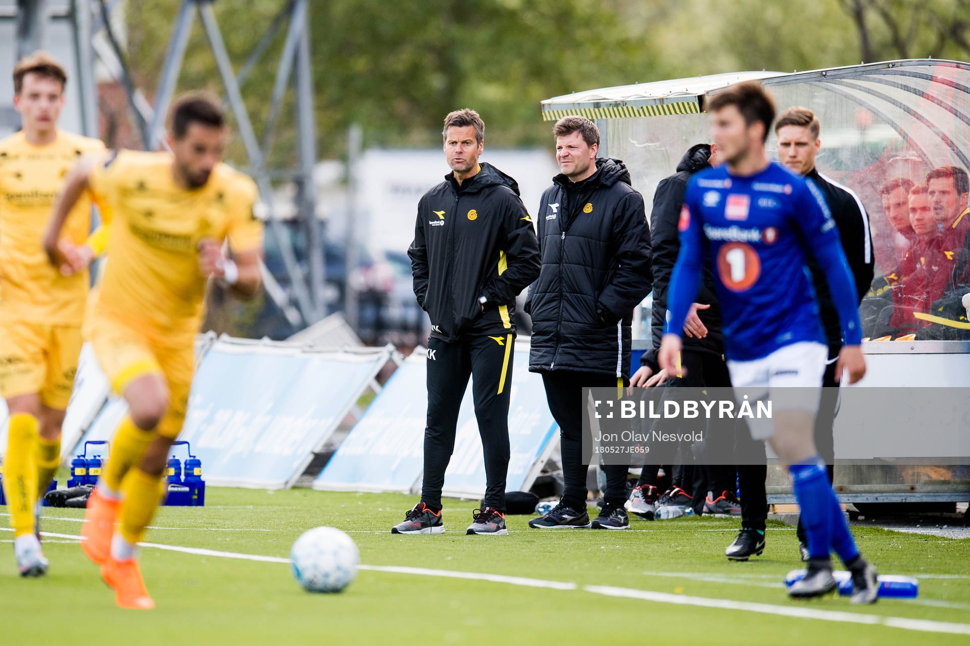 Kjetil Knutsen and Aasmund Karl Bjørkan, coaches of