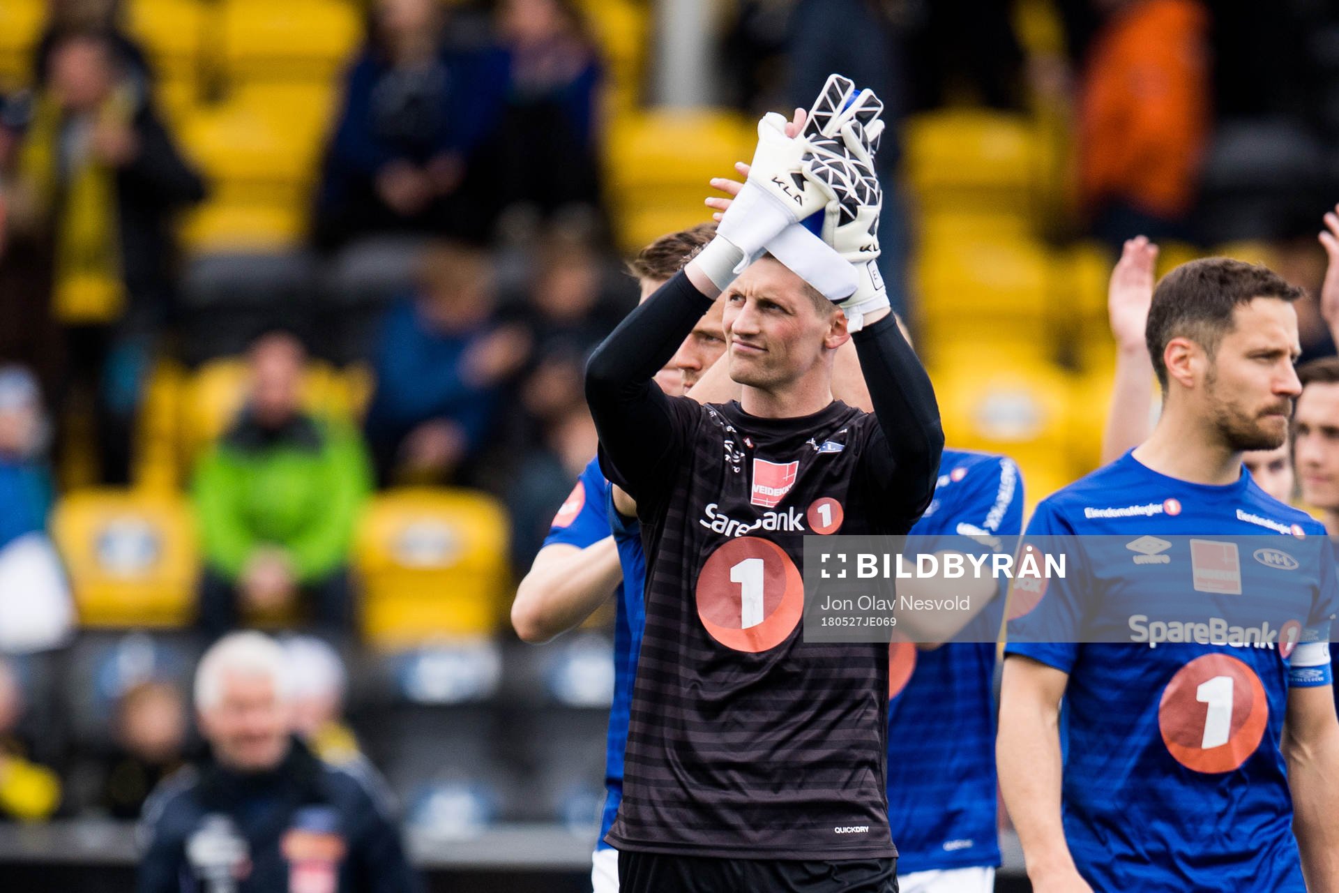 Goalkeeper Even Barli of Ranheim ahea of the Eliteserien