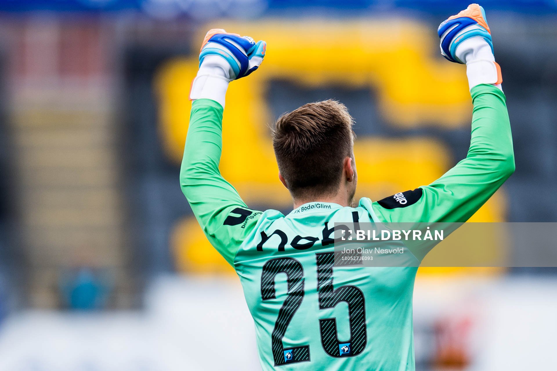 Ricardo Friedrich of Bodø/Glimt celebrates the 1-0 goal