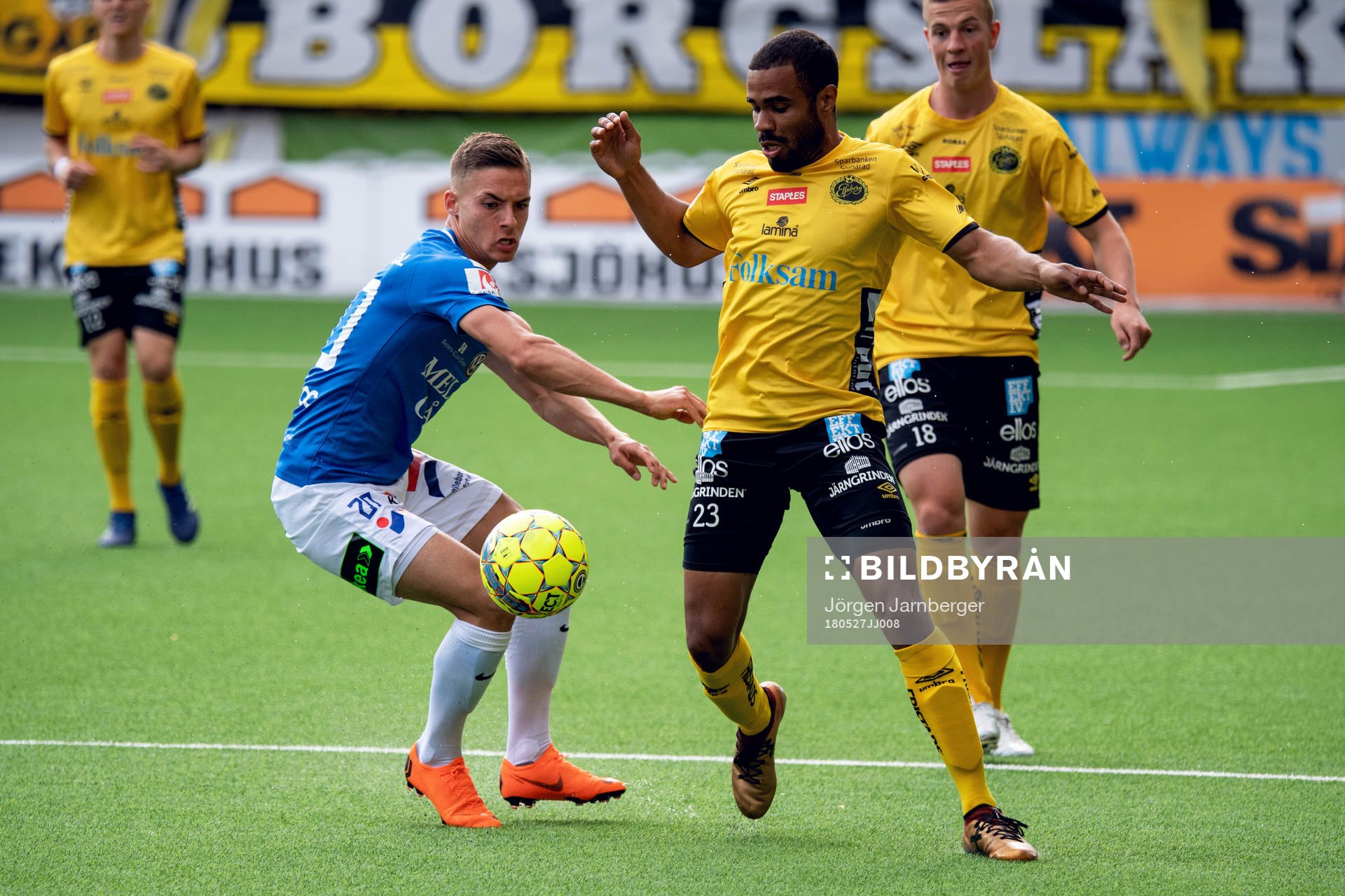Trelleborgs Felix Hörberg och Elfsborgs Alex Dyer