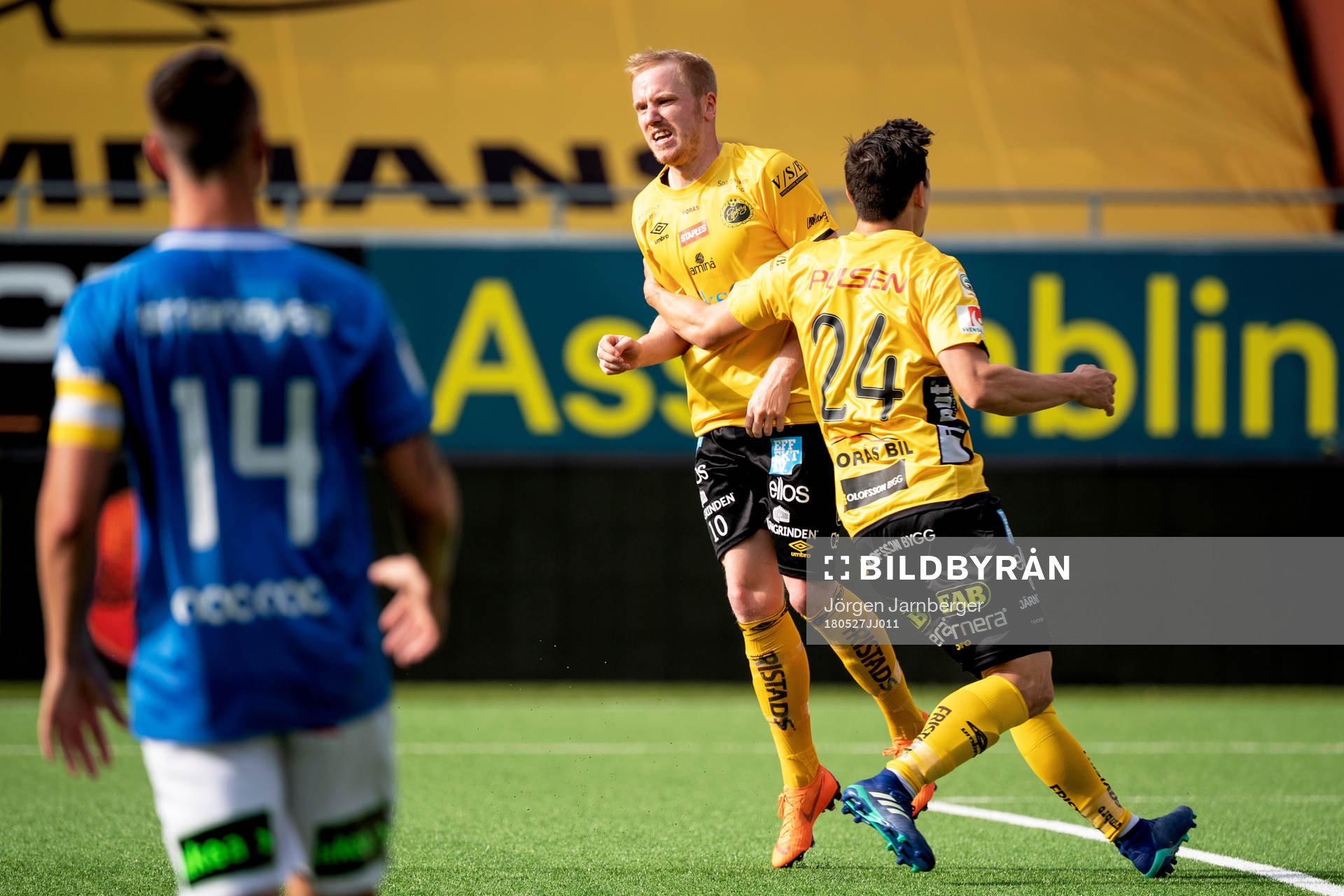 Elfsborgs Simon Lundevall jublar