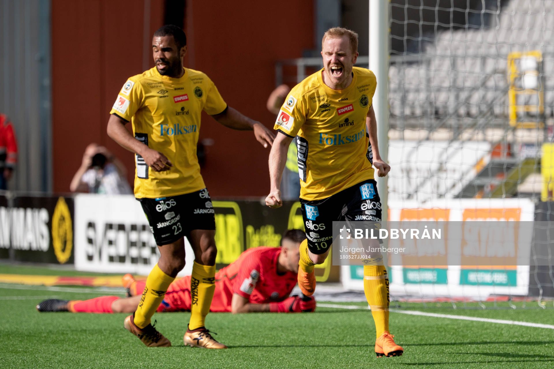 Elfsborgs Simon Lundevall jublar