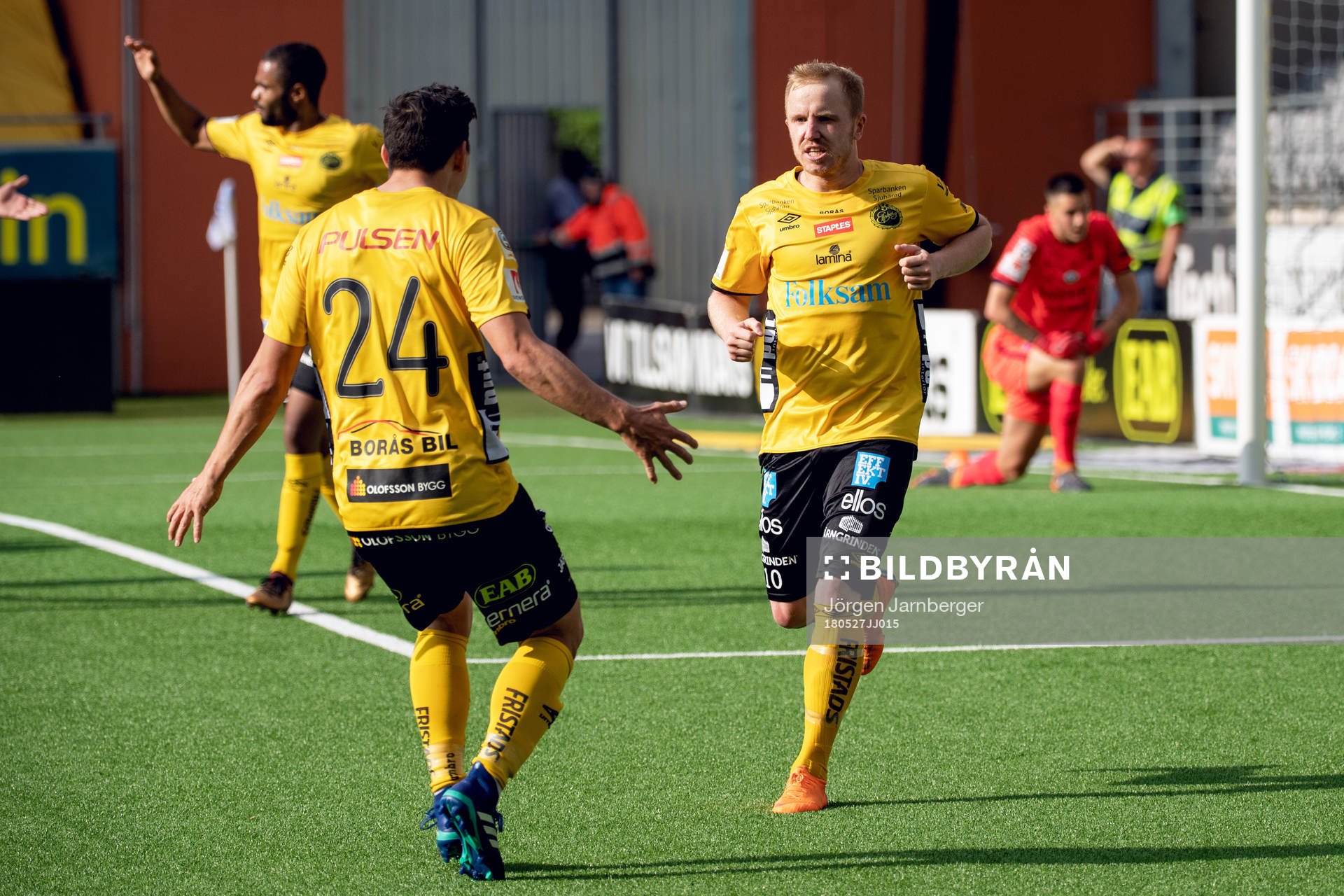 Elfsborgs Simon Lundevall jublar