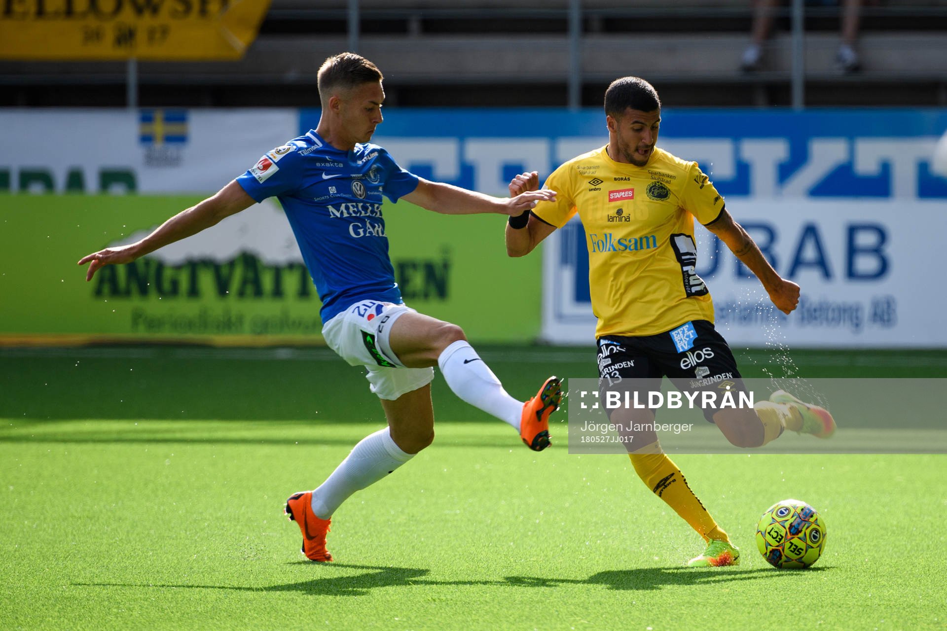 Elfsborgs Rami Kaib och Trelleborgs Felix Hörberg
