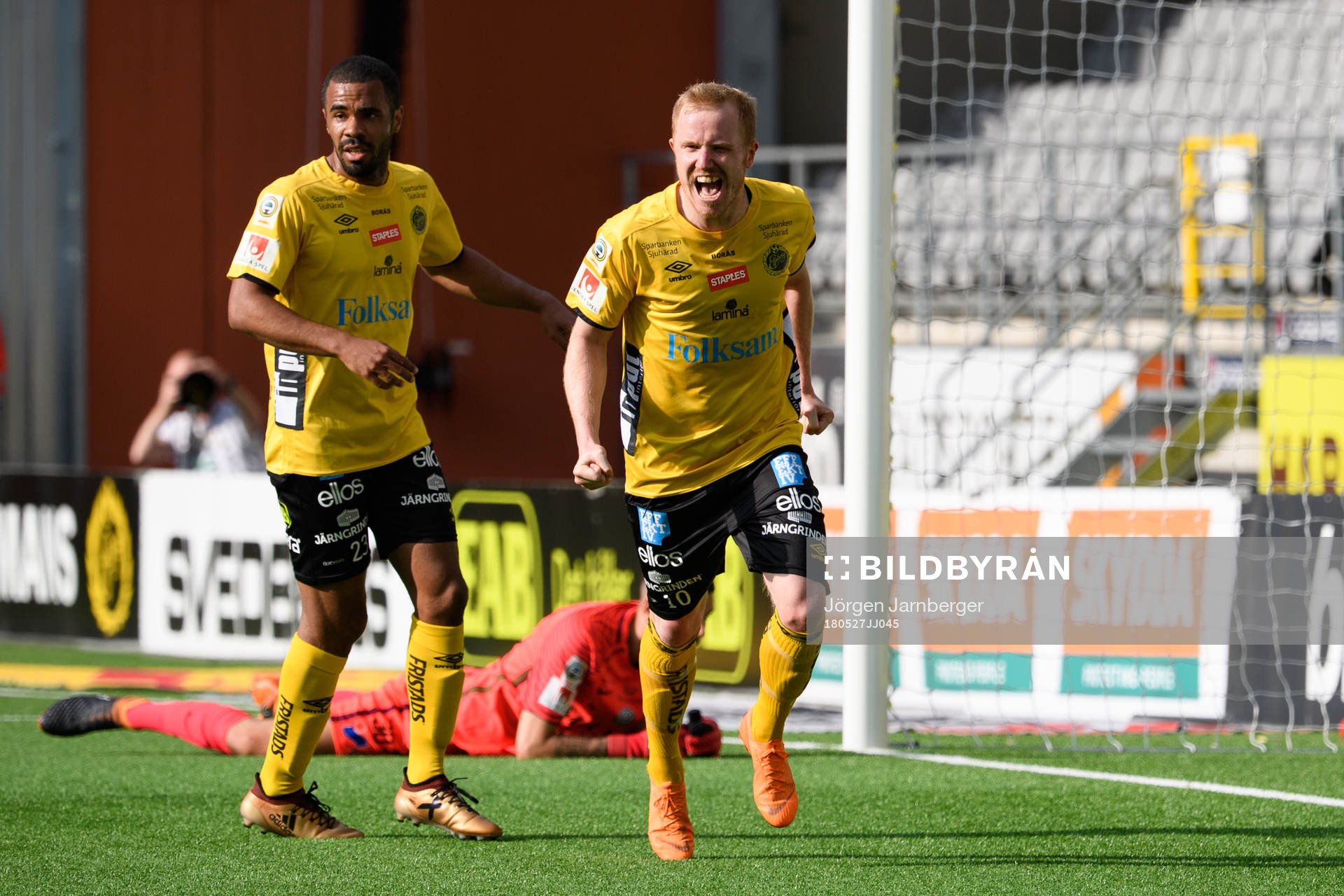 Elfsborgs Simon Lundevall jublar