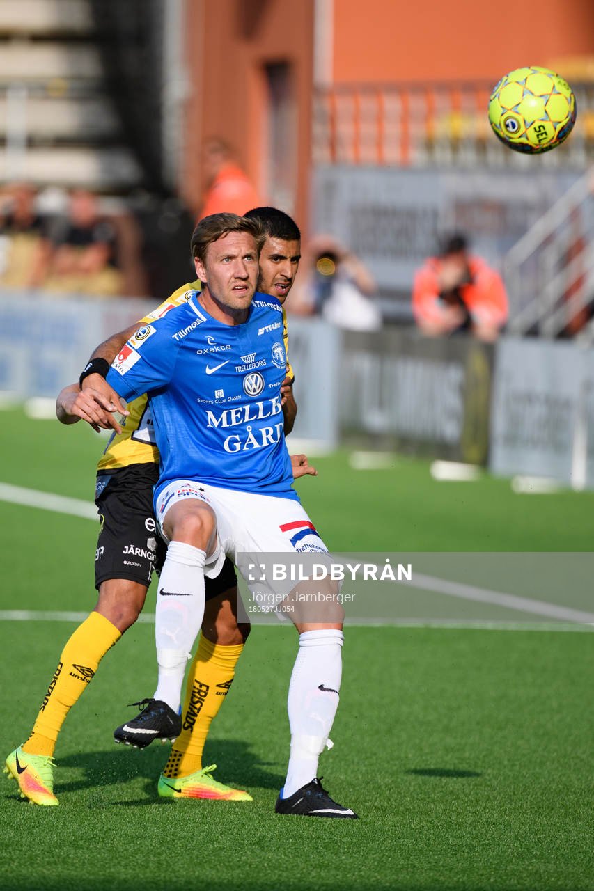 Trelleborgs Marcus Pode och Elfsborgs Rami Kaib