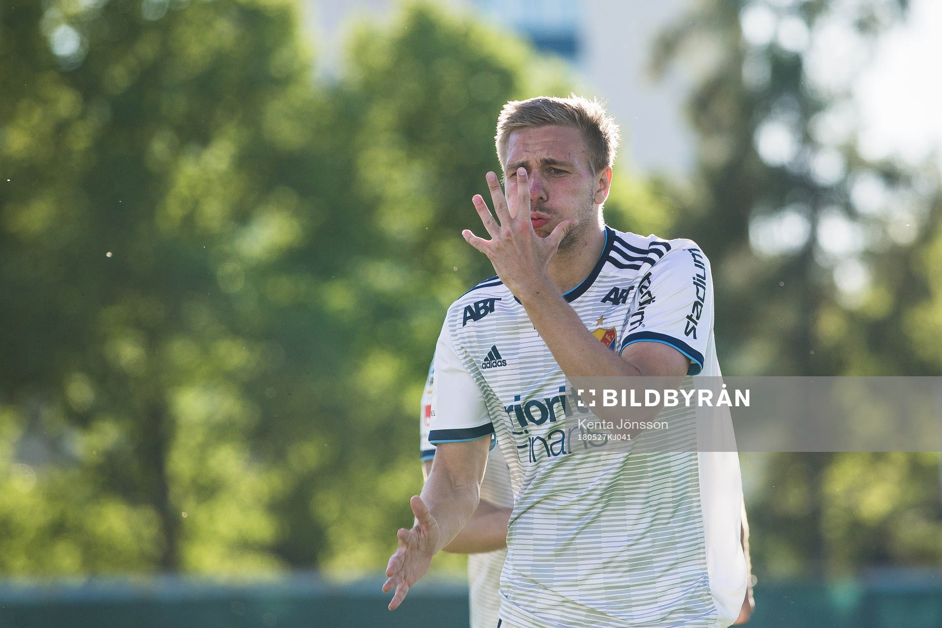 Djurgårdens Jonathan Ring jublar
