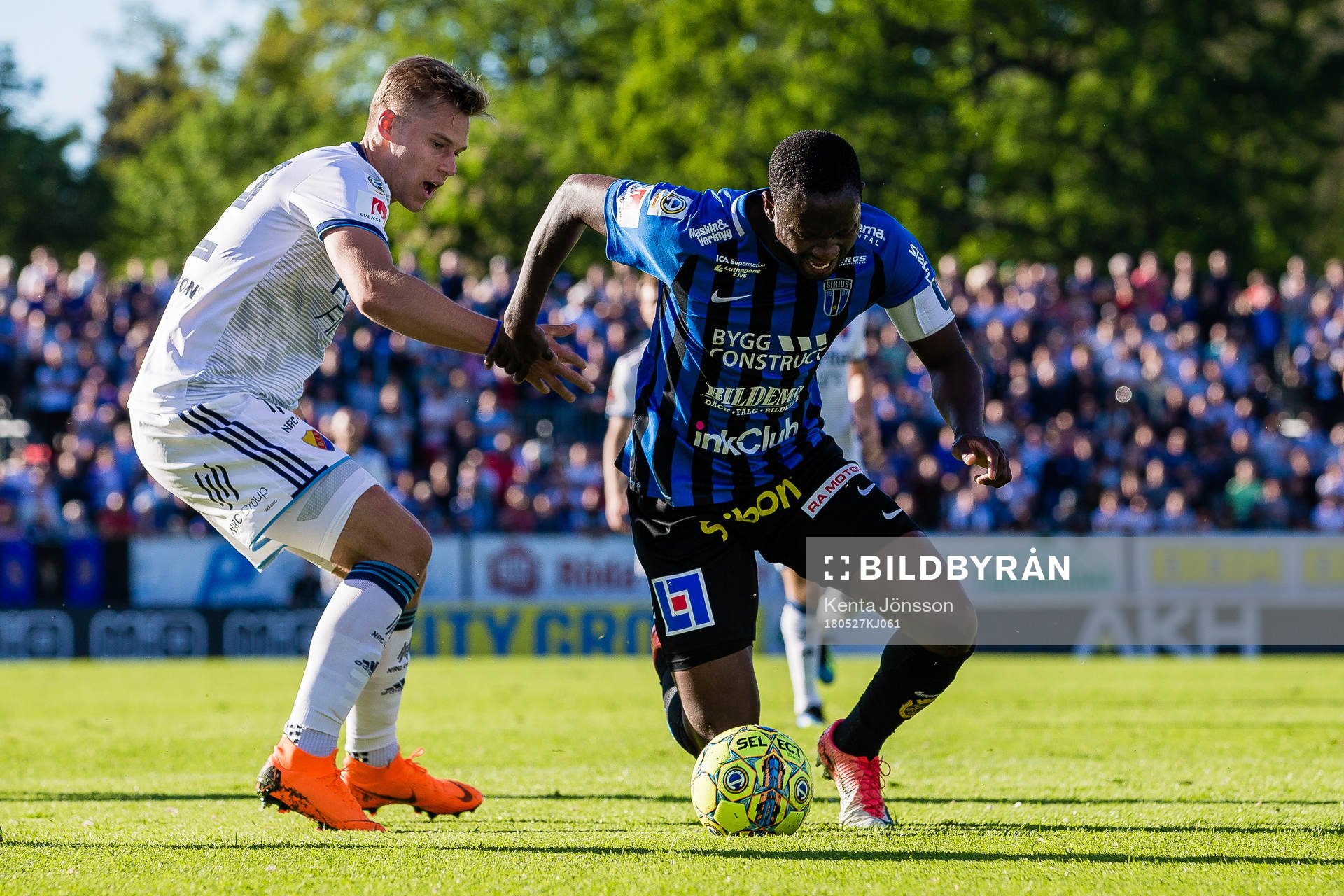 Sirius Moses Ogbu och Djurgårdens Felix Beijmo