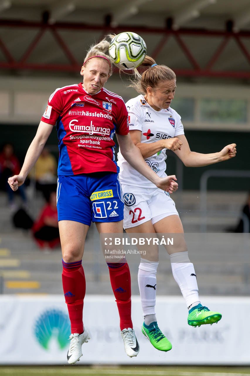 Vittsjös Sandra Adolfsson och Rosengårds Fiona Brown