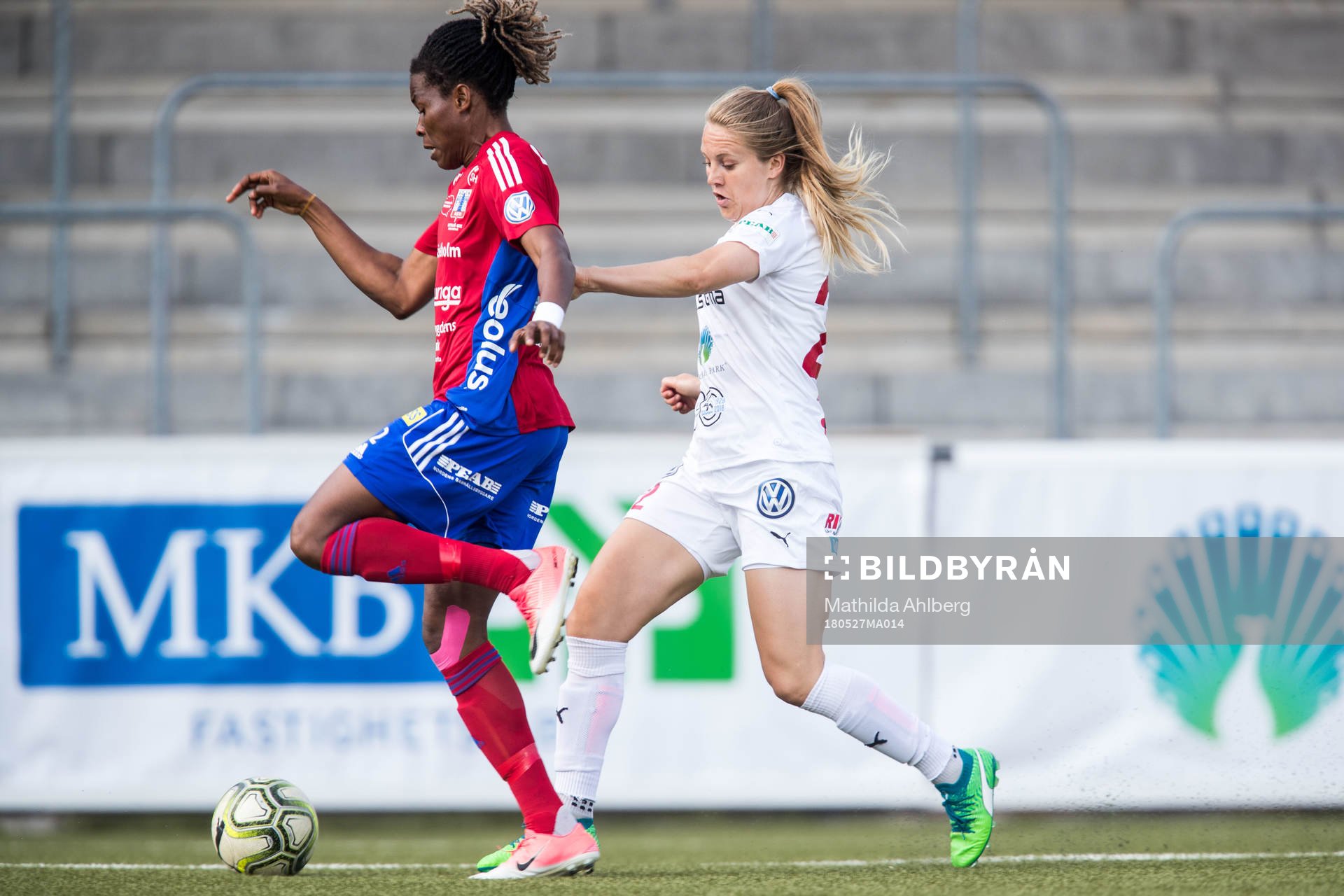 Vittsjös Osinachi Marvis Ohale och Rosengårds Fiona Brown