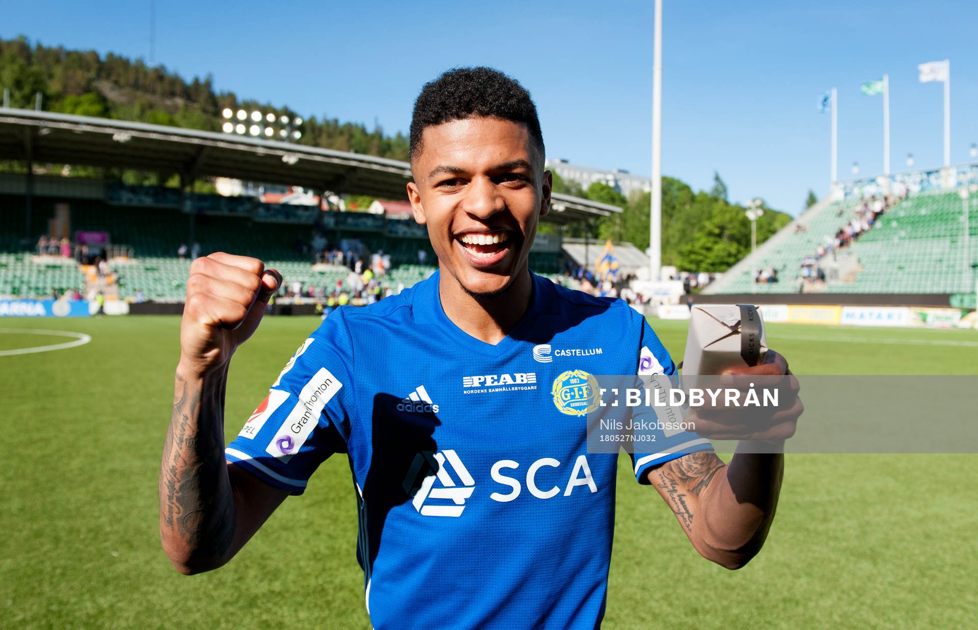 Sundsvalls Romain Gall jublar