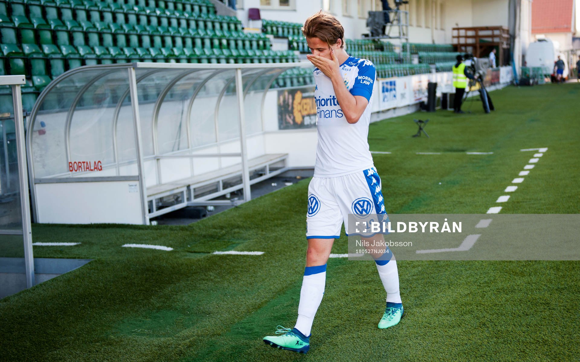 IFK Göteborgs August Erlingmark deppar