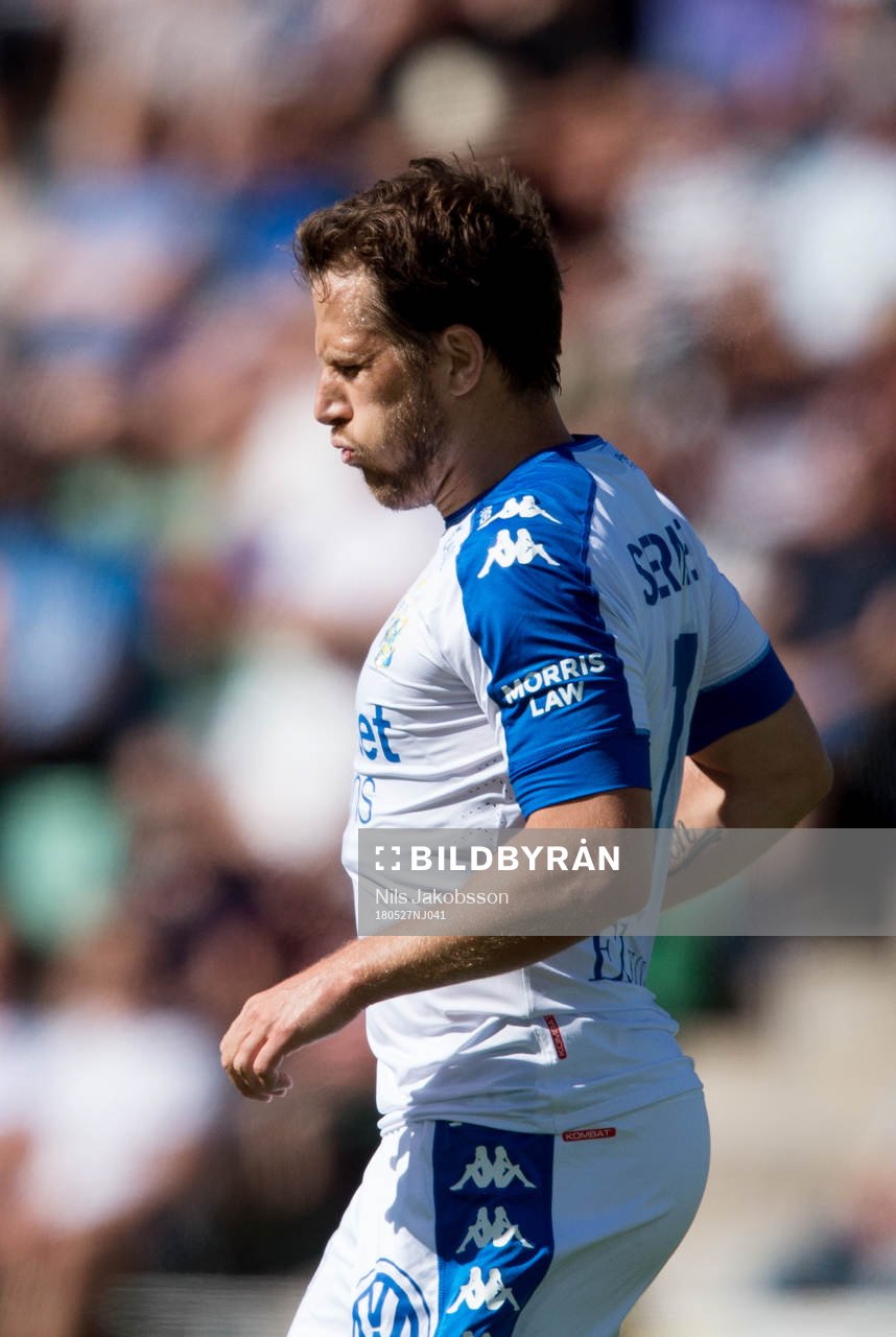 IFK Göteborgs Tobias Hysén deppar