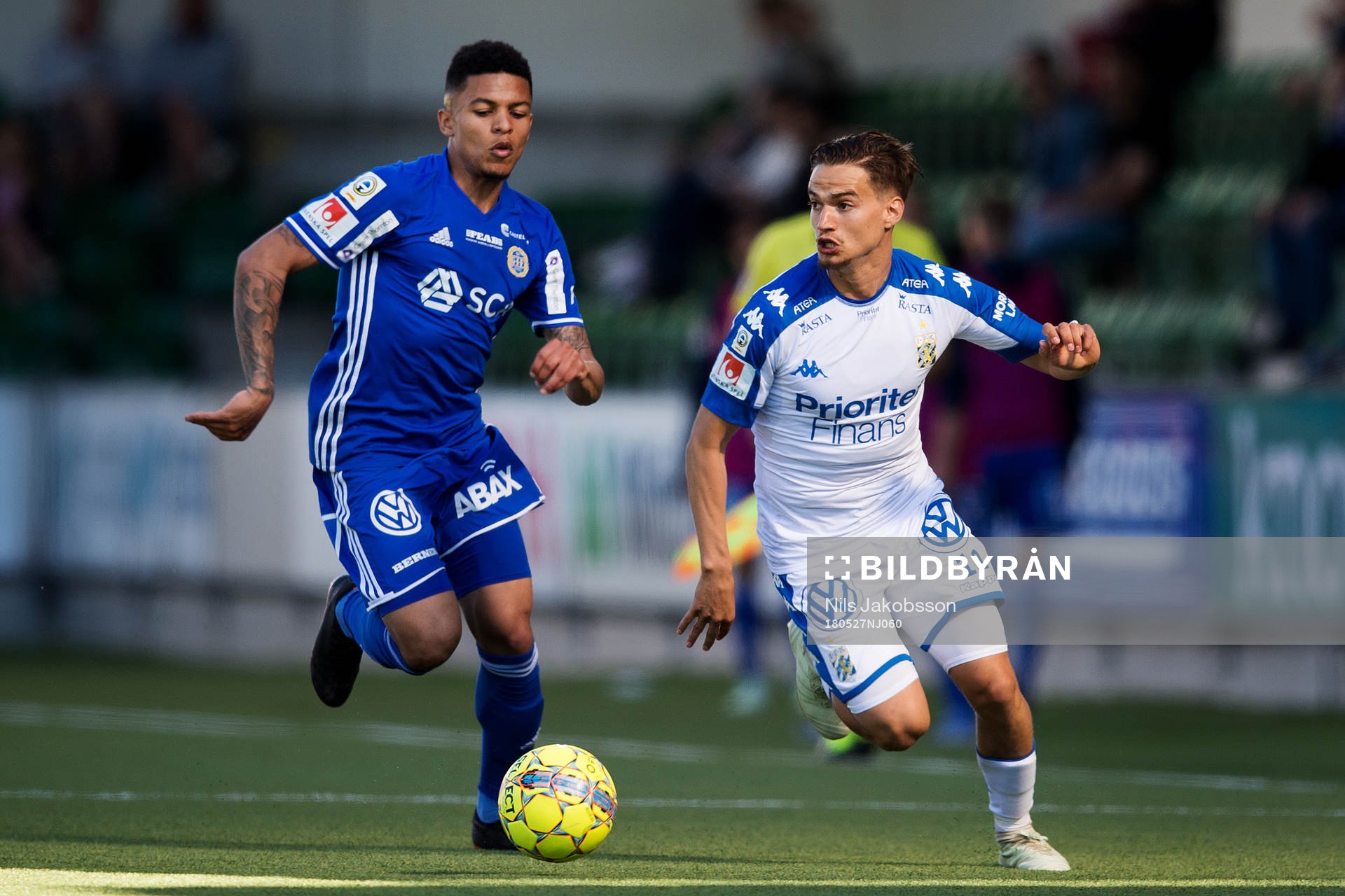 Sundsvalls Romain Gall och IFK Göteborgs Amin Affane