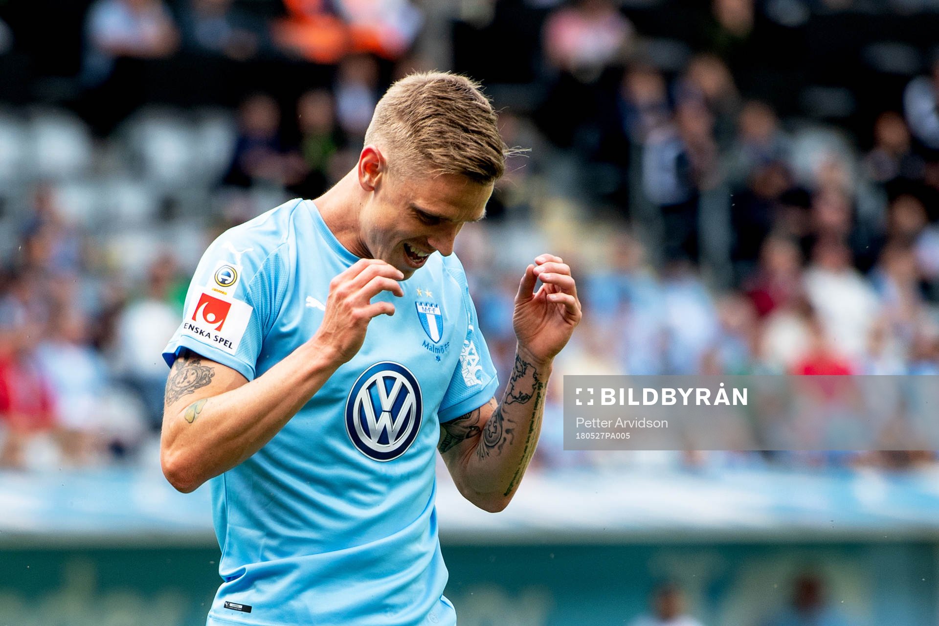 Malmö FFs Sören Rieks deppar